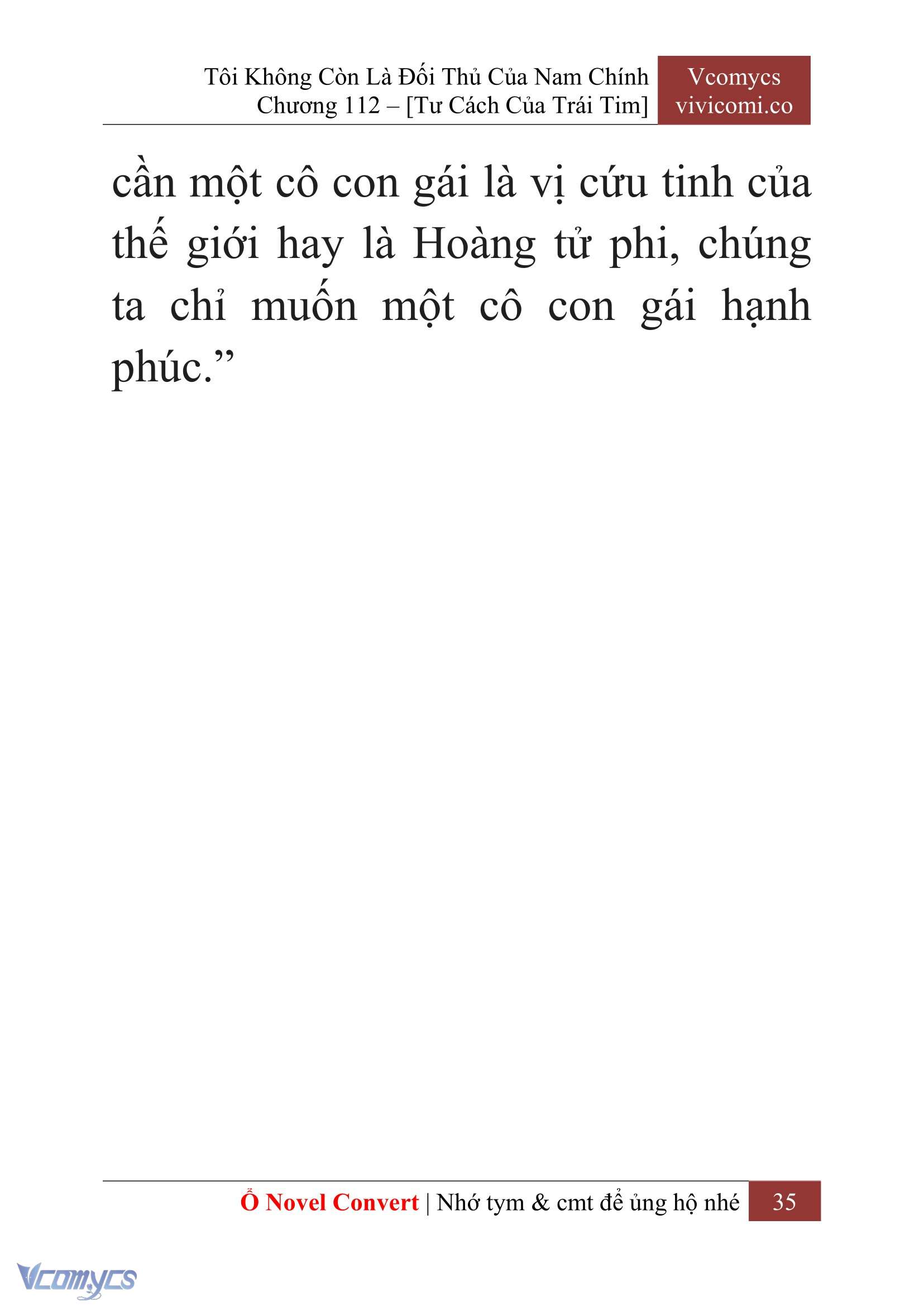 [Novel] Tôi Không Còn Là Đối Thủ Của Nam Chính Chapter  112 - 37