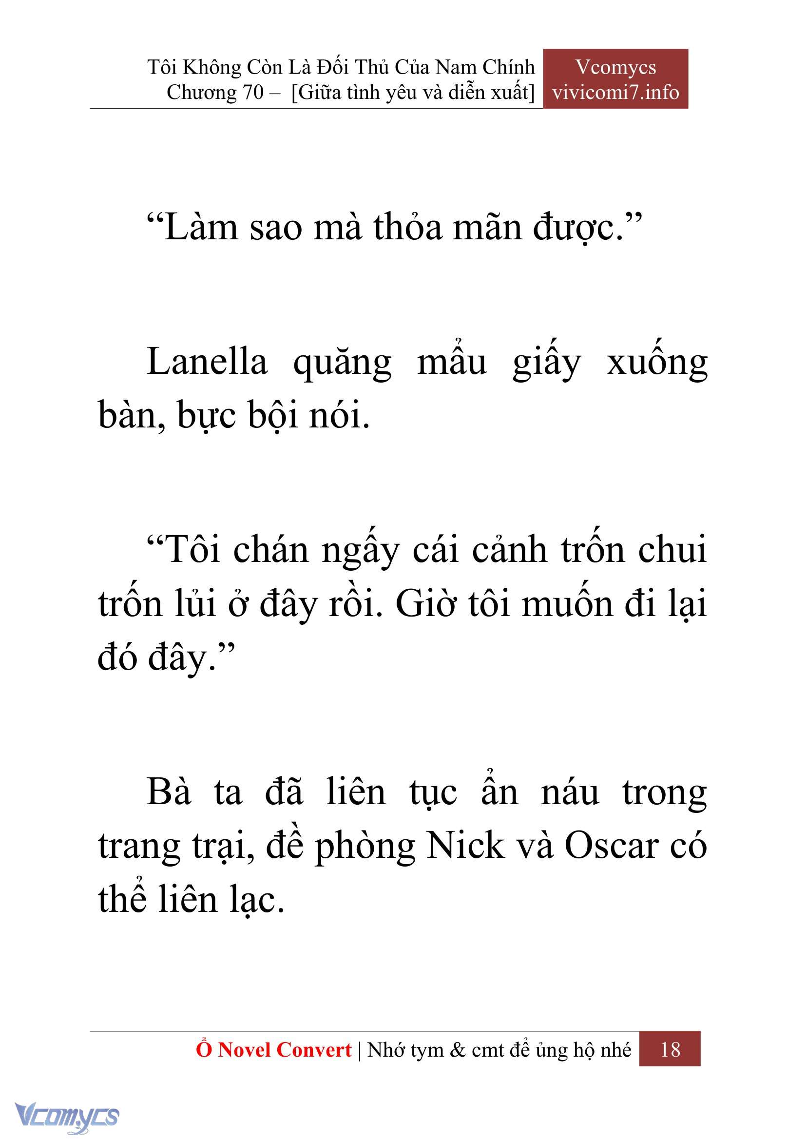 [Novel] Tôi Không Còn Là Đối Thủ Của Nam Chính Chapter  70 - 20