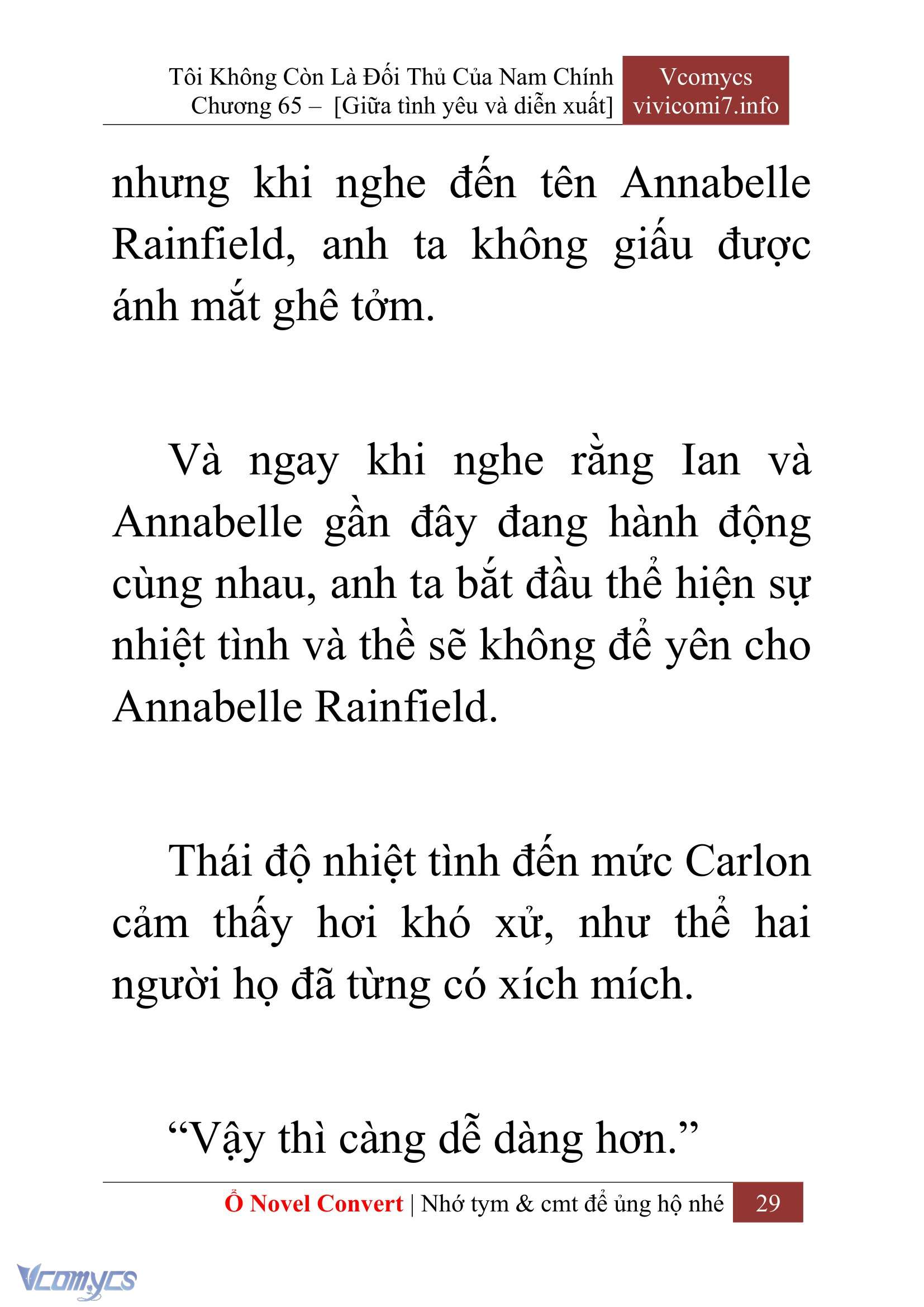 [Novel] Tôi Không Còn Là Đối Thủ Của Nam Chính Chapter  65 - 31