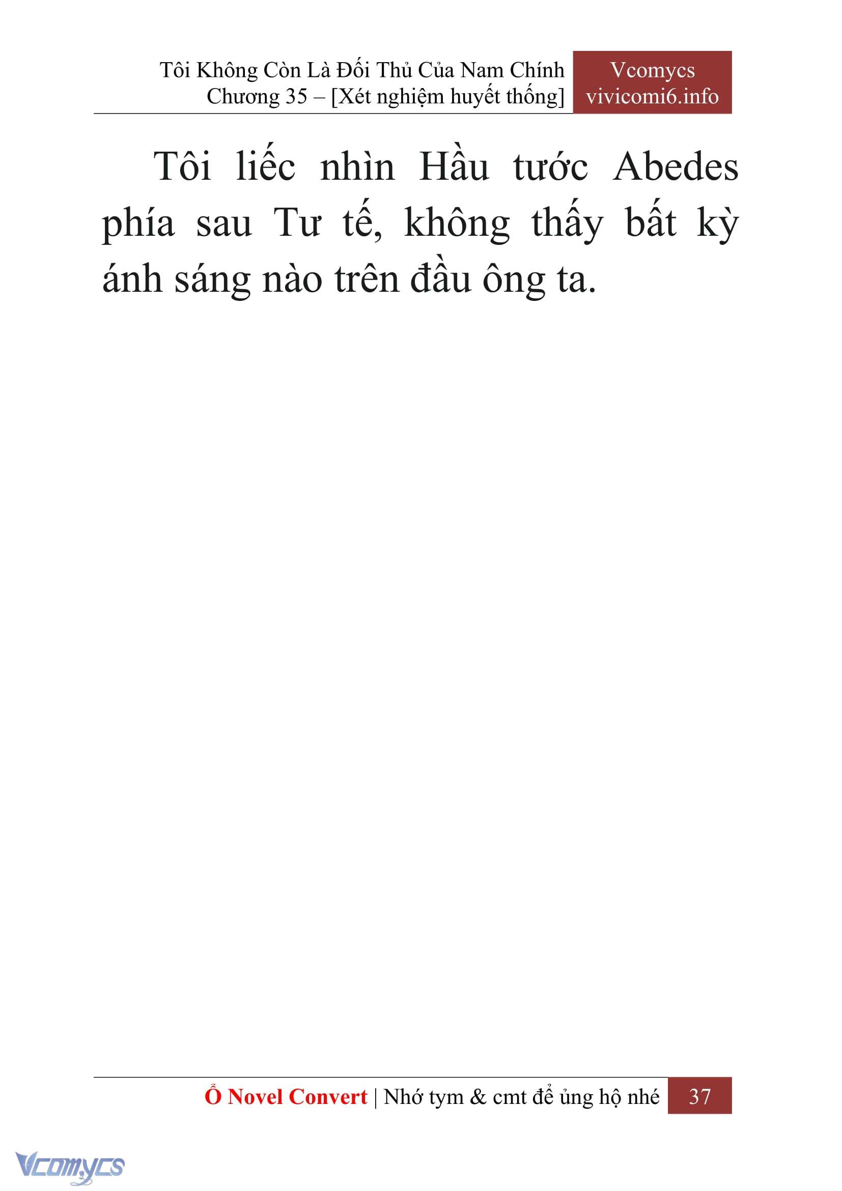 [Novel] Tôi Không Còn Là Đối Thủ Của Nam Chính Chapter  35 - 39