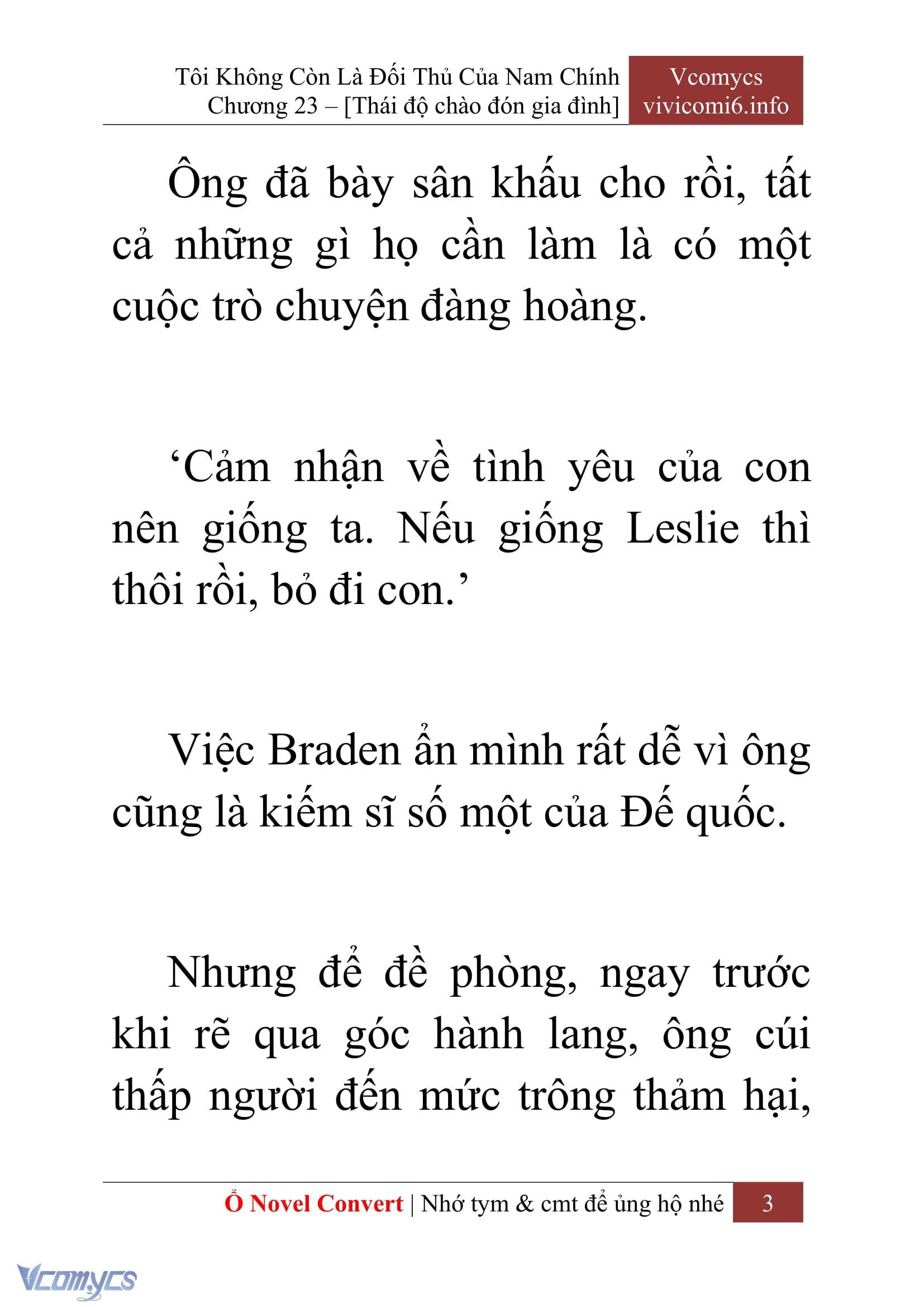 [Novel] Tôi Không Còn Là Đối Thủ Của Nam Chính Chapter  23 - 5