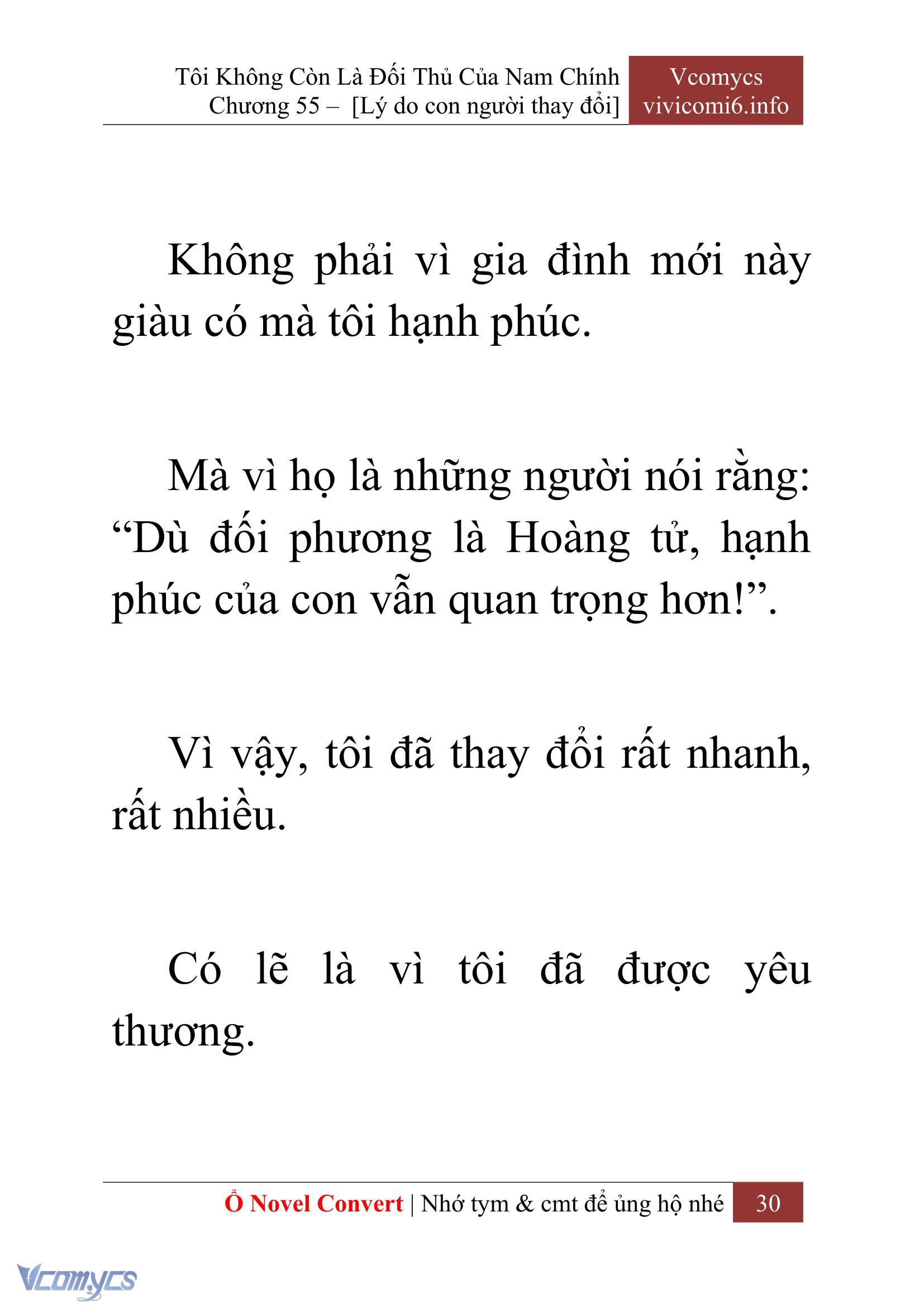 [Novel] Tôi Không Còn Là Đối Thủ Của Nam Chính Chapter  55 - 32