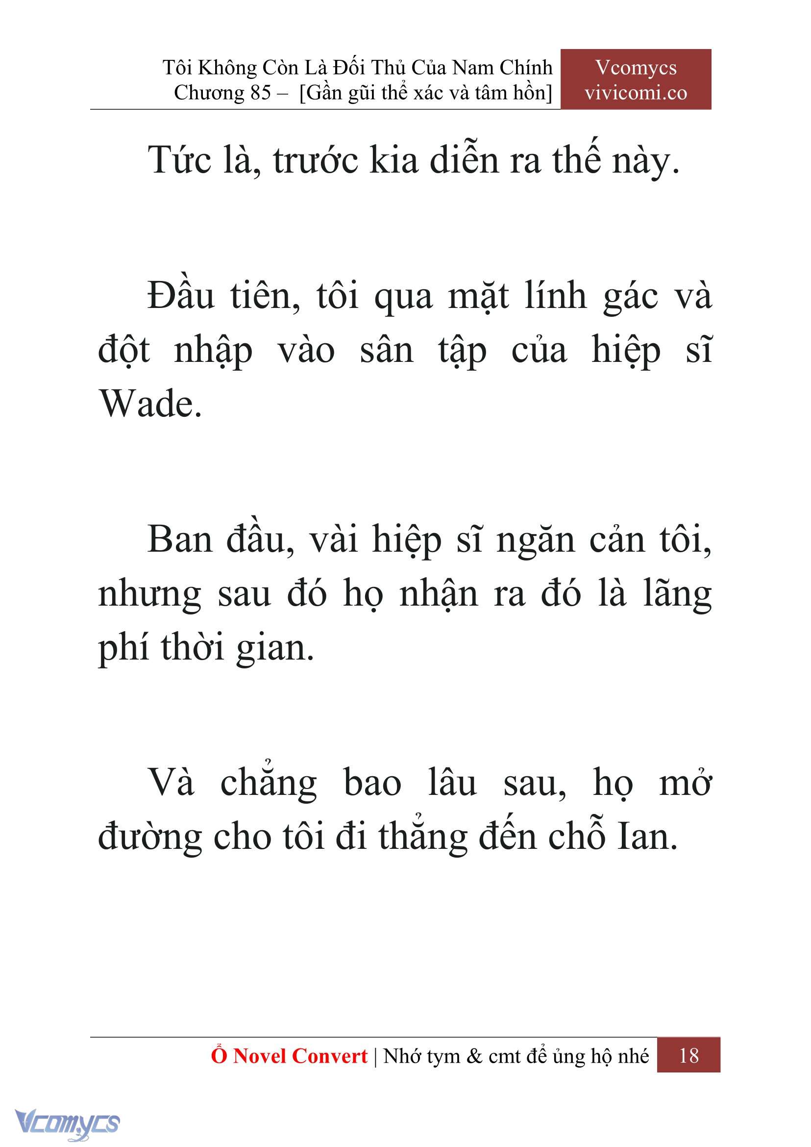 [Novel] Tôi Không Còn Là Đối Thủ Của Nam Chính Chapter  85 - 20