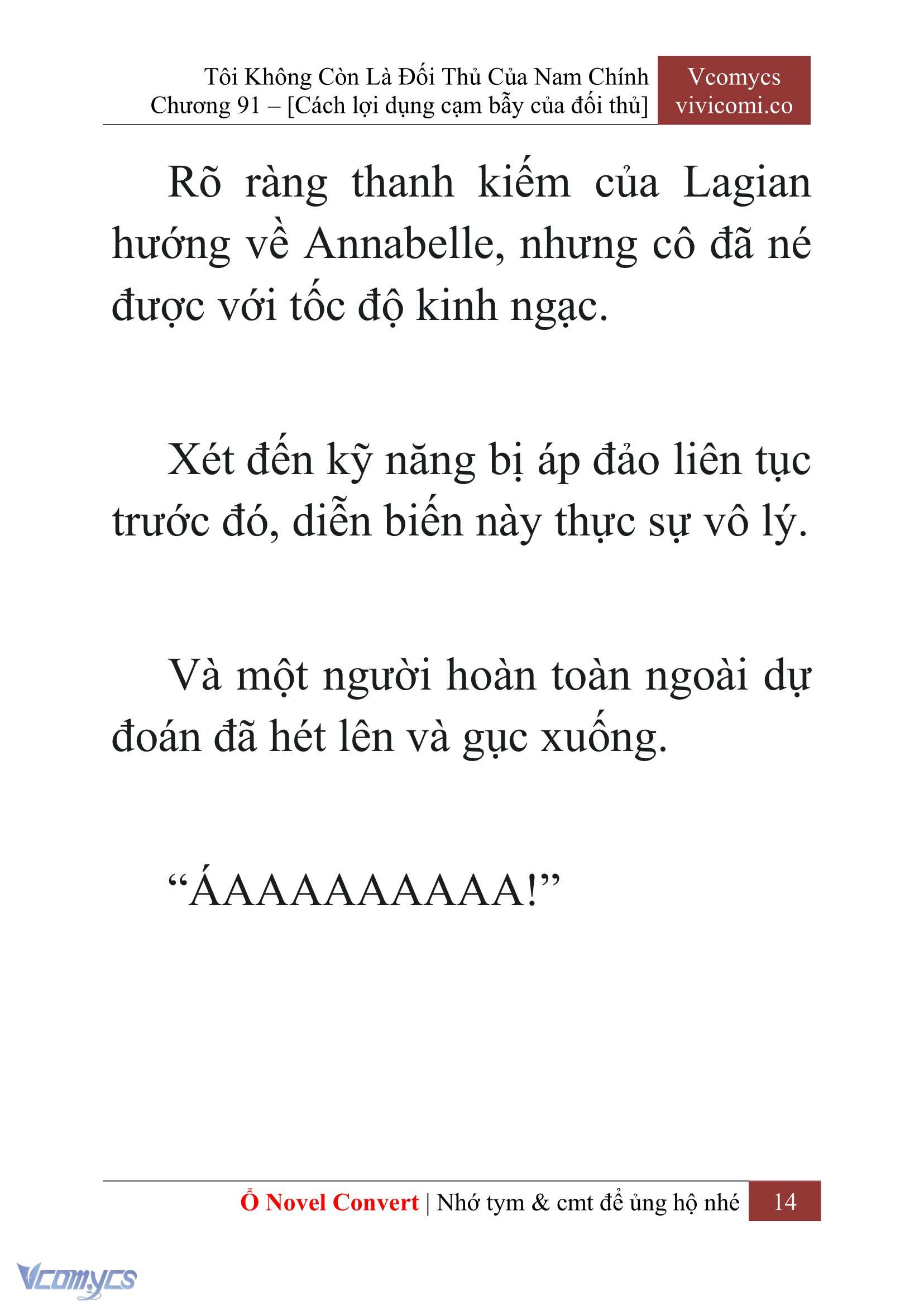 [Novel] Tôi Không Còn Là Đối Thủ Của Nam Chính Chapter  91 - 16
