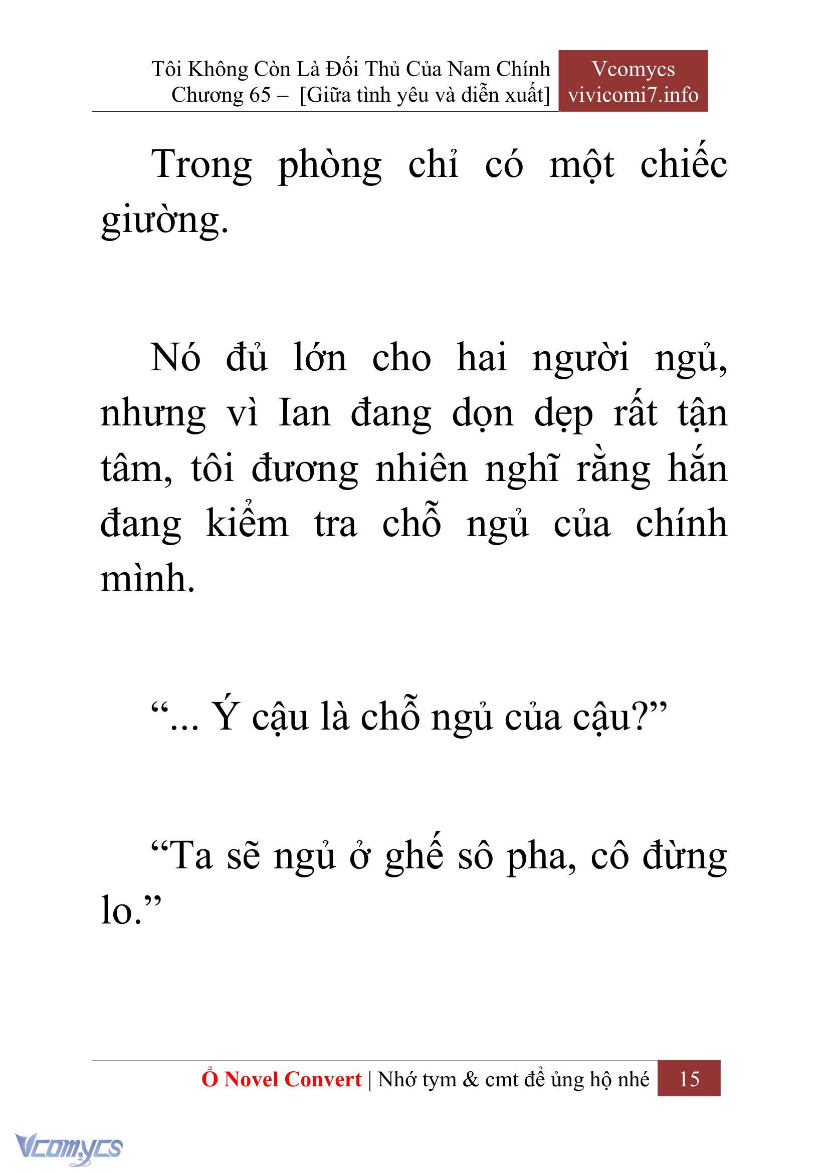 [Novel] Tôi Không Còn Là Đối Thủ Của Nam Chính Chapter  65 - 17