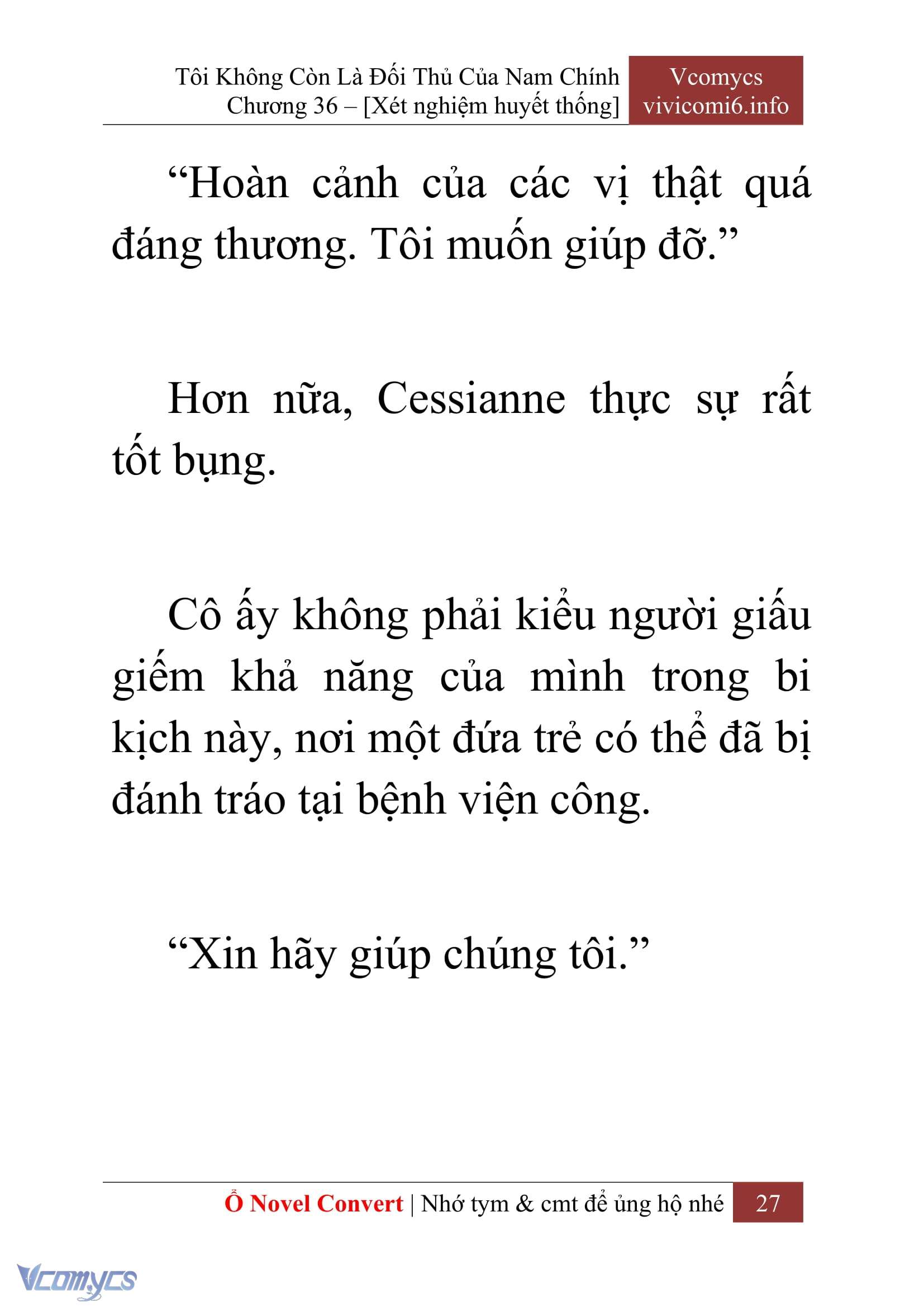 [Novel] Tôi Không Còn Là Đối Thủ Của Nam Chính Chapter  36 - 29