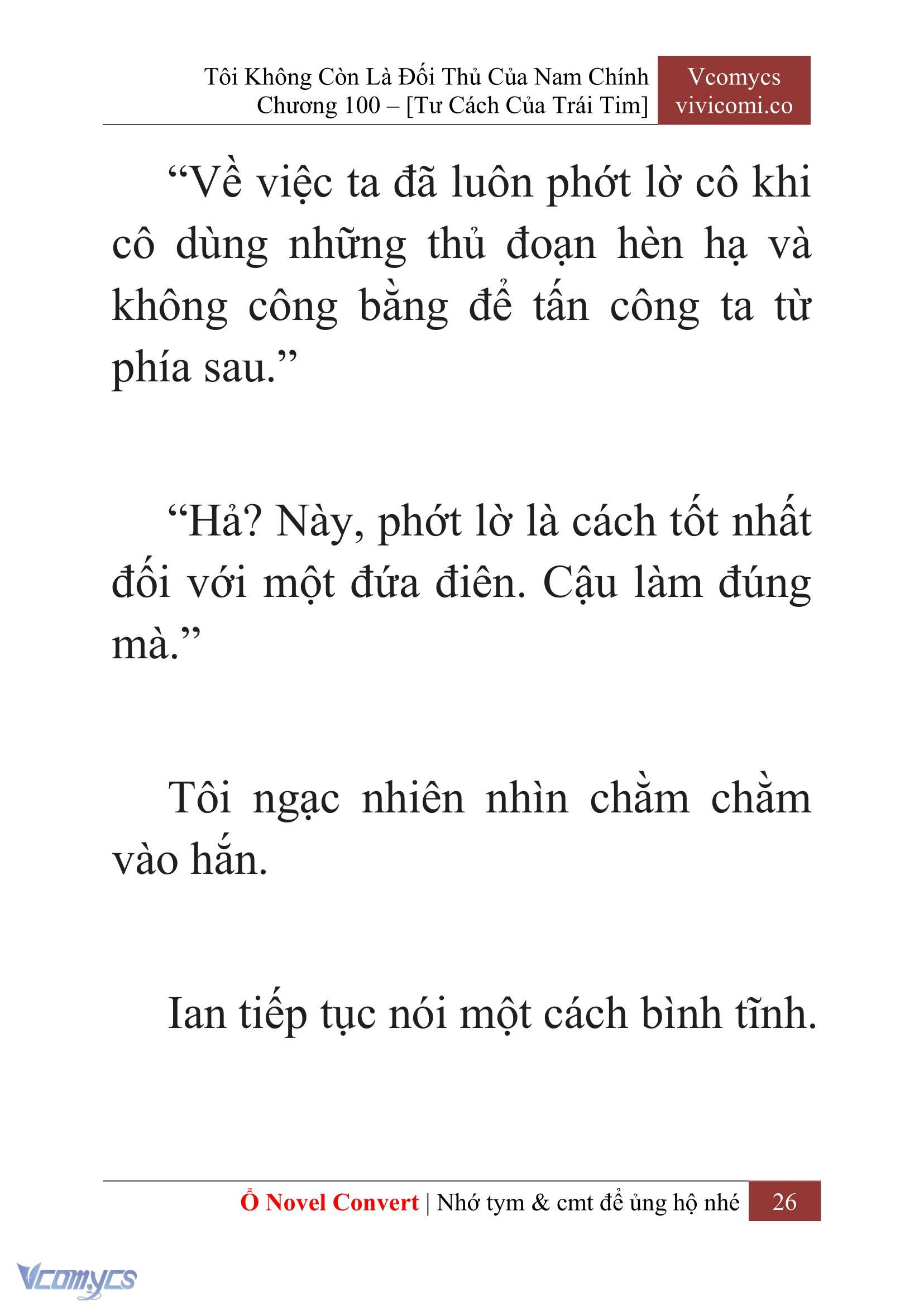 [Novel] Tôi Không Còn Là Đối Thủ Của Nam Chính Chapter  100 - 28