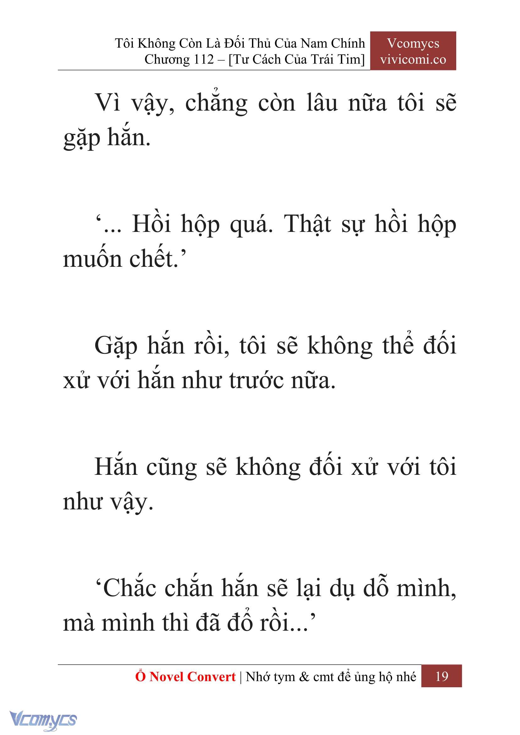 [Novel] Tôi Không Còn Là Đối Thủ Của Nam Chính Chapter  112 - 21
