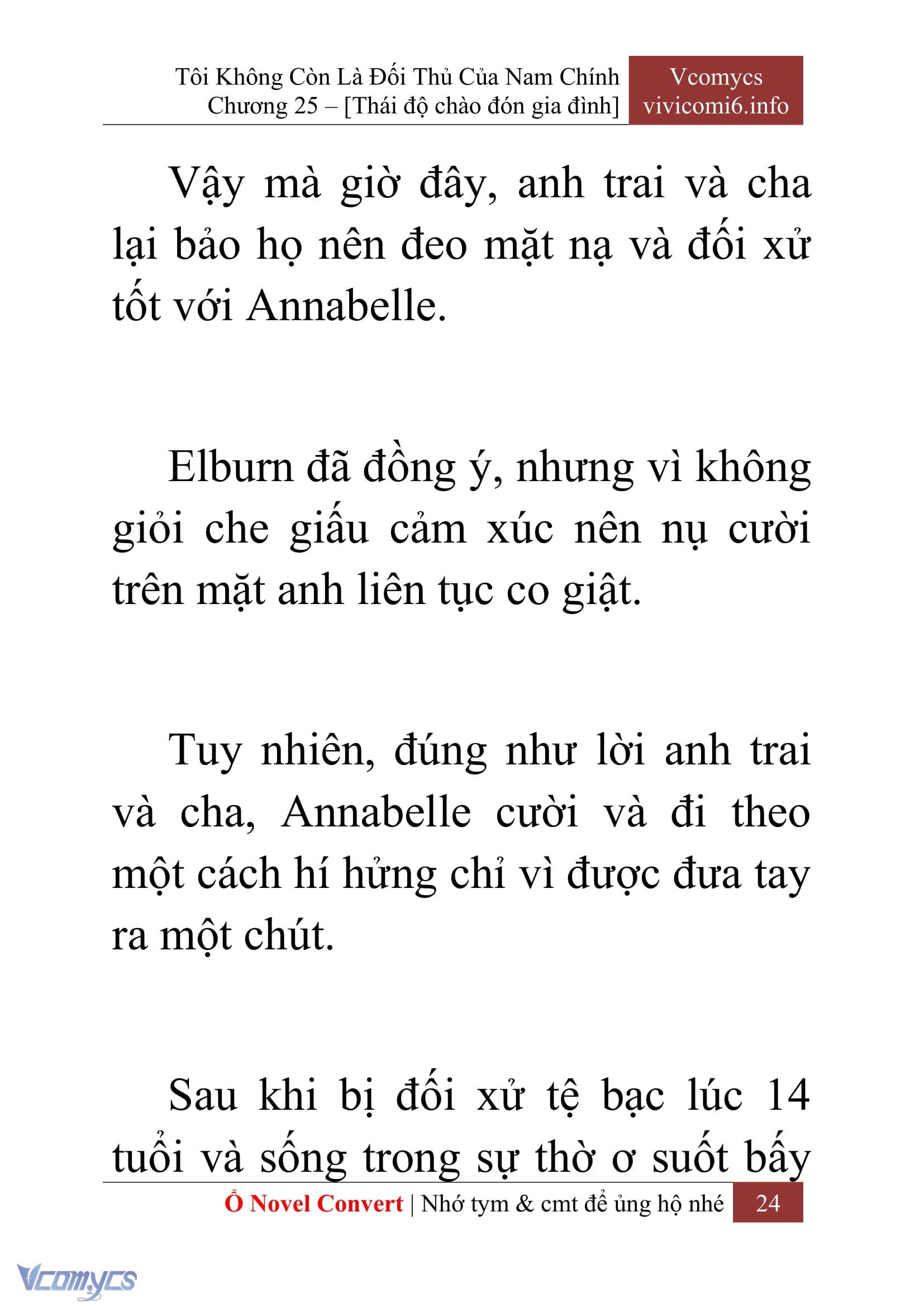 [Novel] Tôi Không Còn Là Đối Thủ Của Nam Chính Chapter  25 - 26