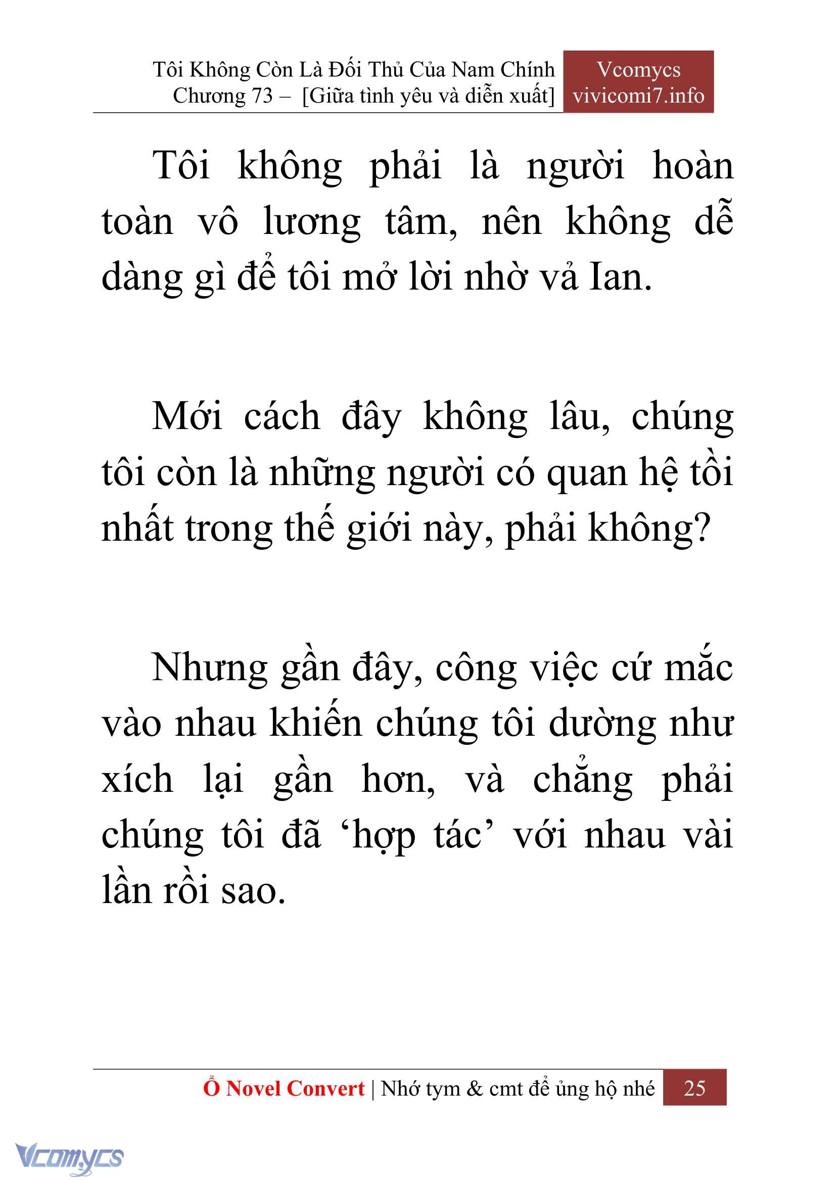 [Novel] Tôi Không Còn Là Đối Thủ Của Nam Chính Chapter  73 - 27