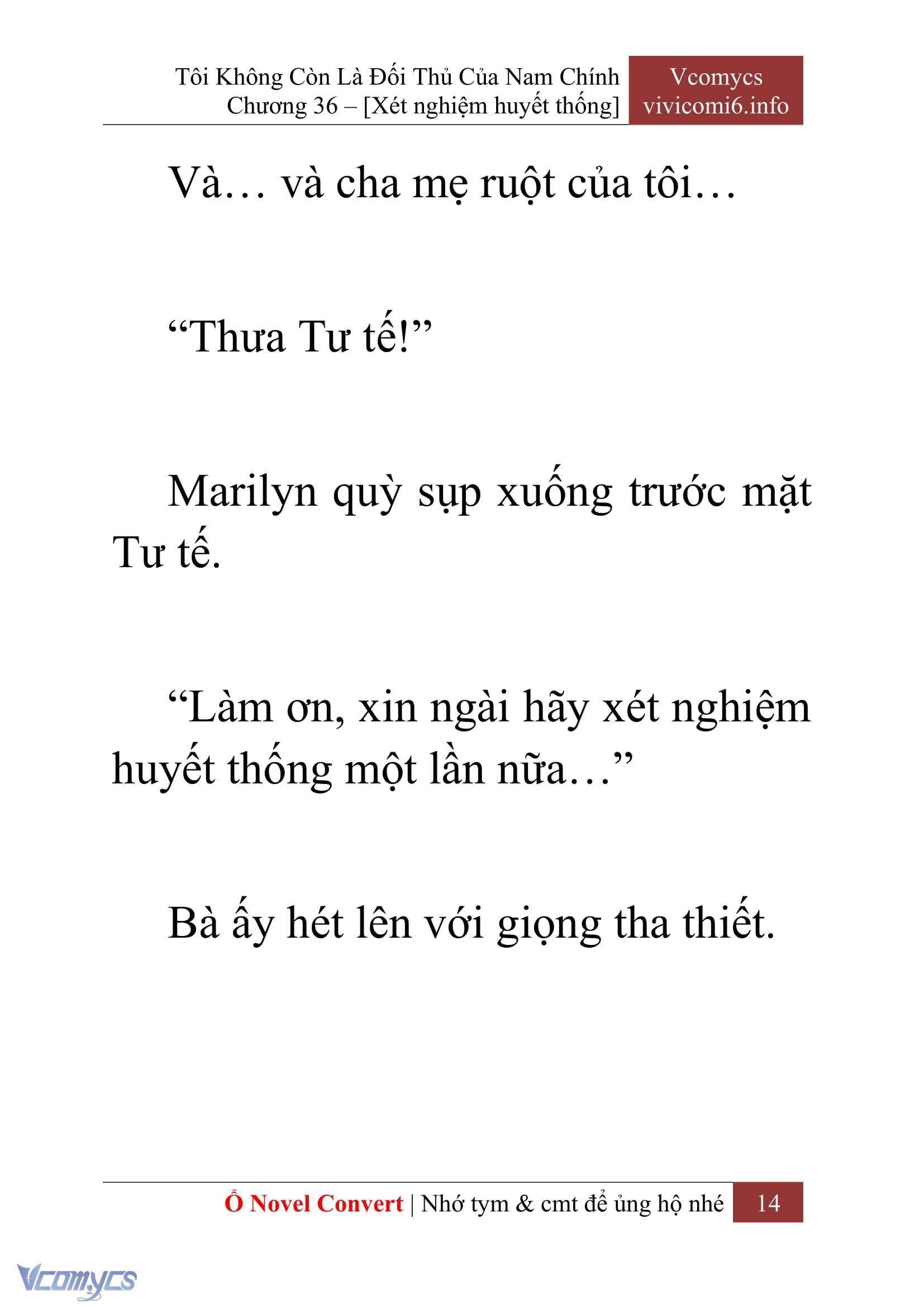 [Novel] Tôi Không Còn Là Đối Thủ Của Nam Chính Chapter  36 - 16