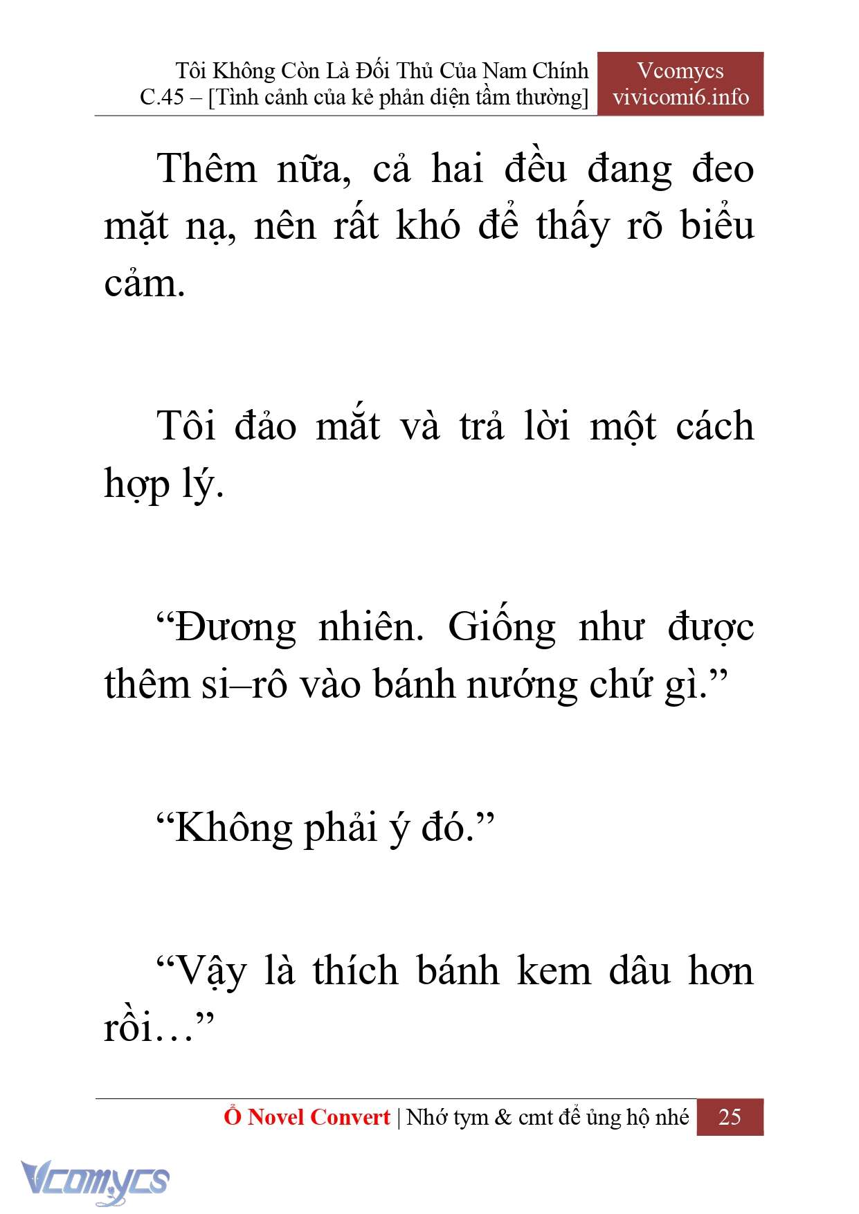 [Novel] Tôi Không Còn Là Đối Thủ Của Nam Chính Chapter  45 - 27
