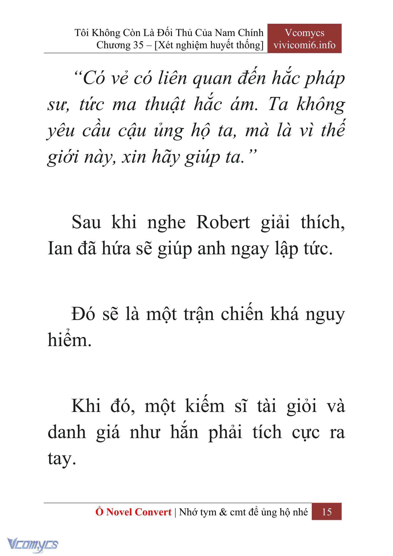 [Novel] Tôi Không Còn Là Đối Thủ Của Nam Chính Chapter  35 - 17