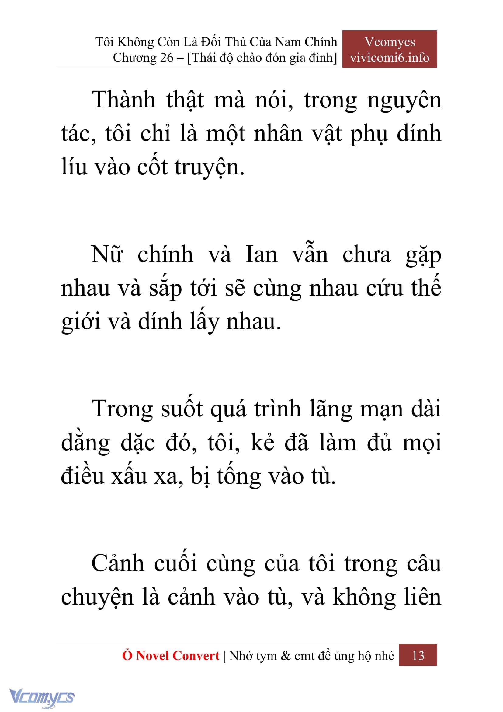 [Novel] Tôi Không Còn Là Đối Thủ Của Nam Chính Chapter  26 - 15