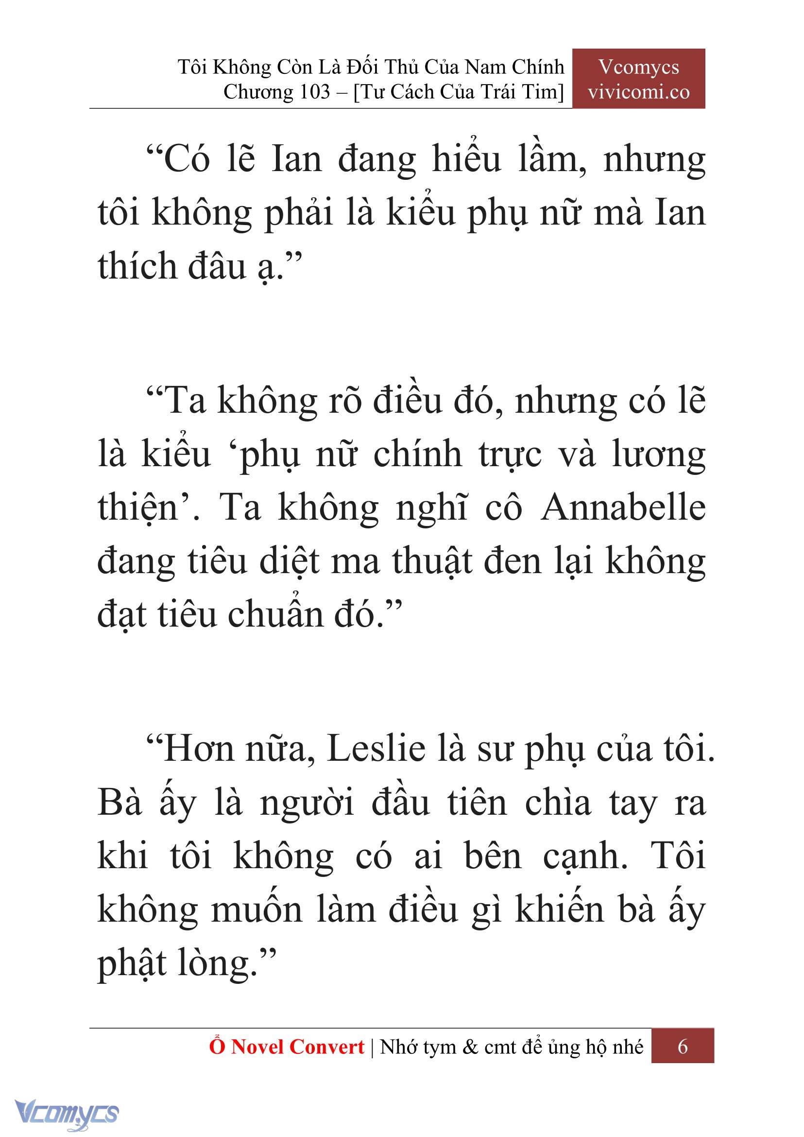 [Novel] Tôi Không Còn Là Đối Thủ Của Nam Chính Chapter  103 - 8