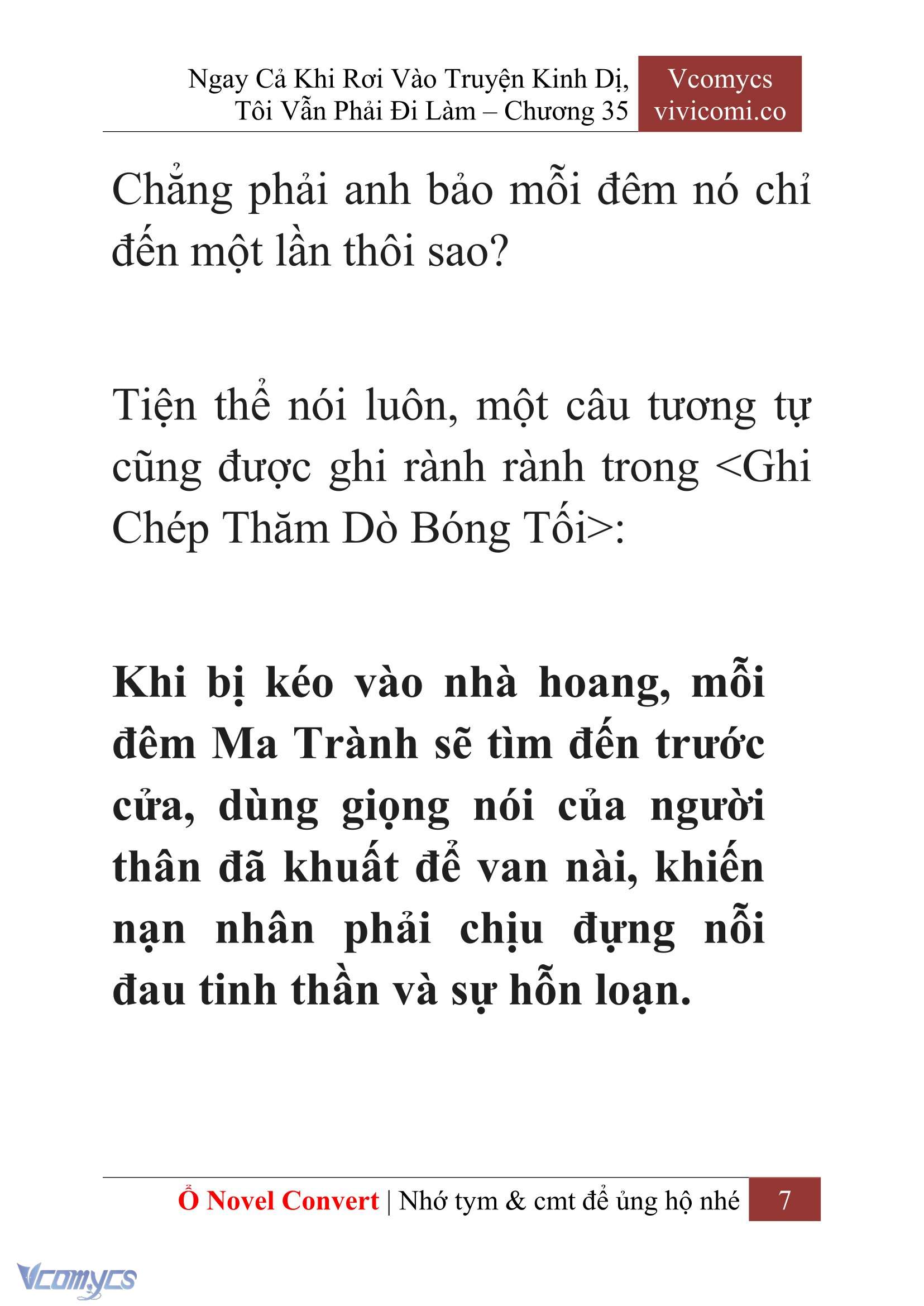 [Novel] Ngay Cả Khi Rơi Vào Truyện Kinh Dị, Tôi Vẫn Phải Đi Làm Chapter  35 - 9