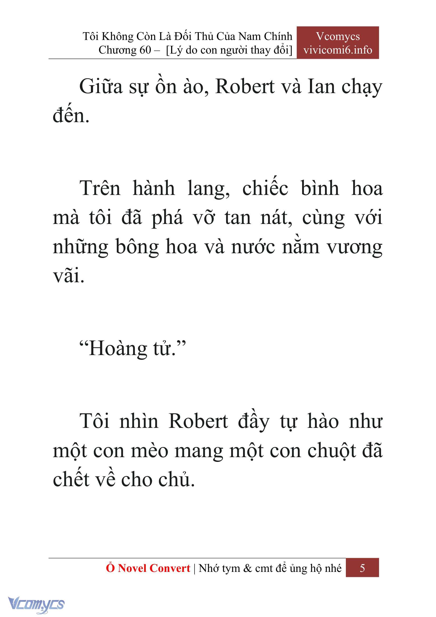 [Novel] Tôi Không Còn Là Đối Thủ Của Nam Chính Chapter  60 - 7