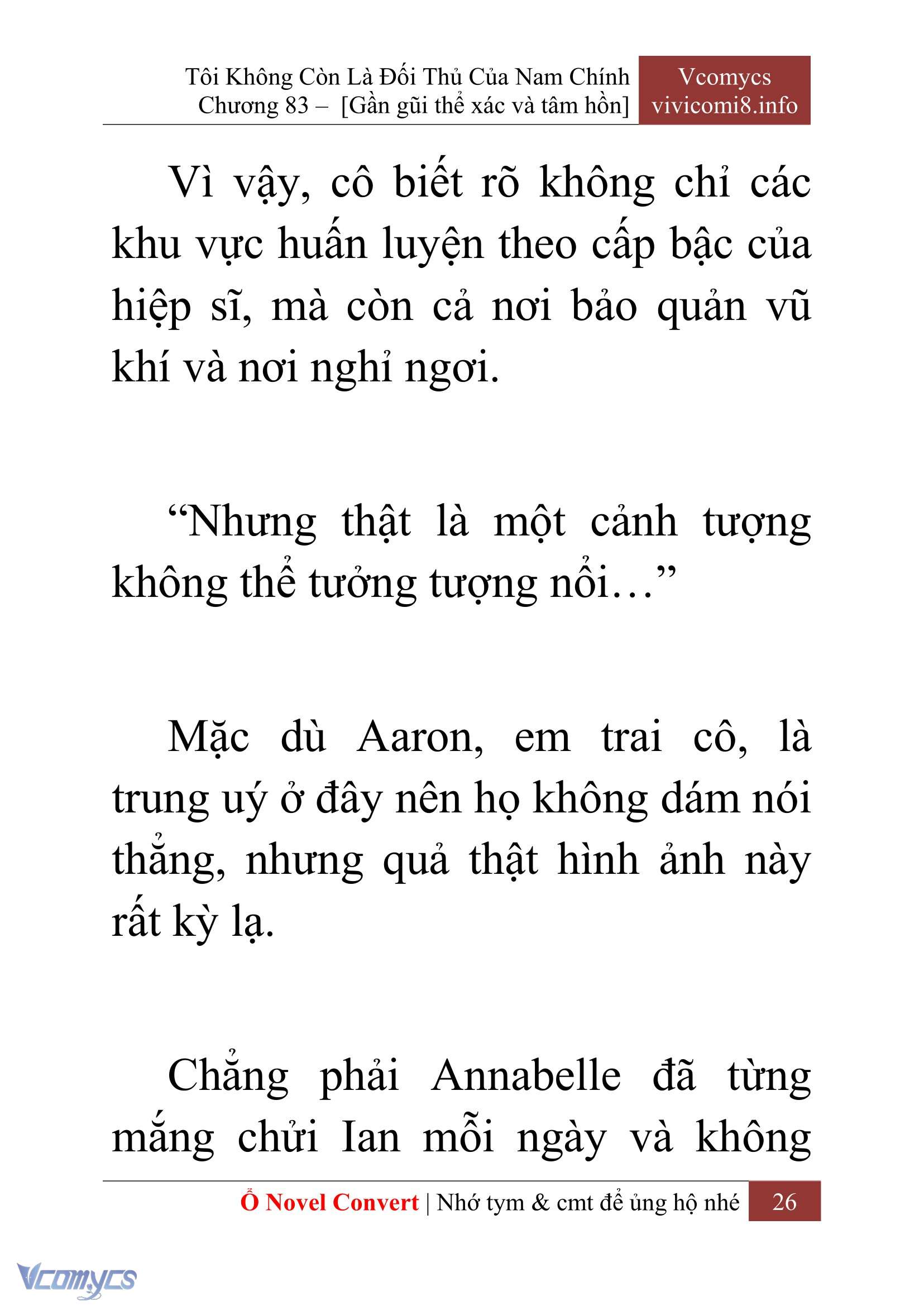 [Novel] Tôi Không Còn Là Đối Thủ Của Nam Chính Chapter  83 - 28
