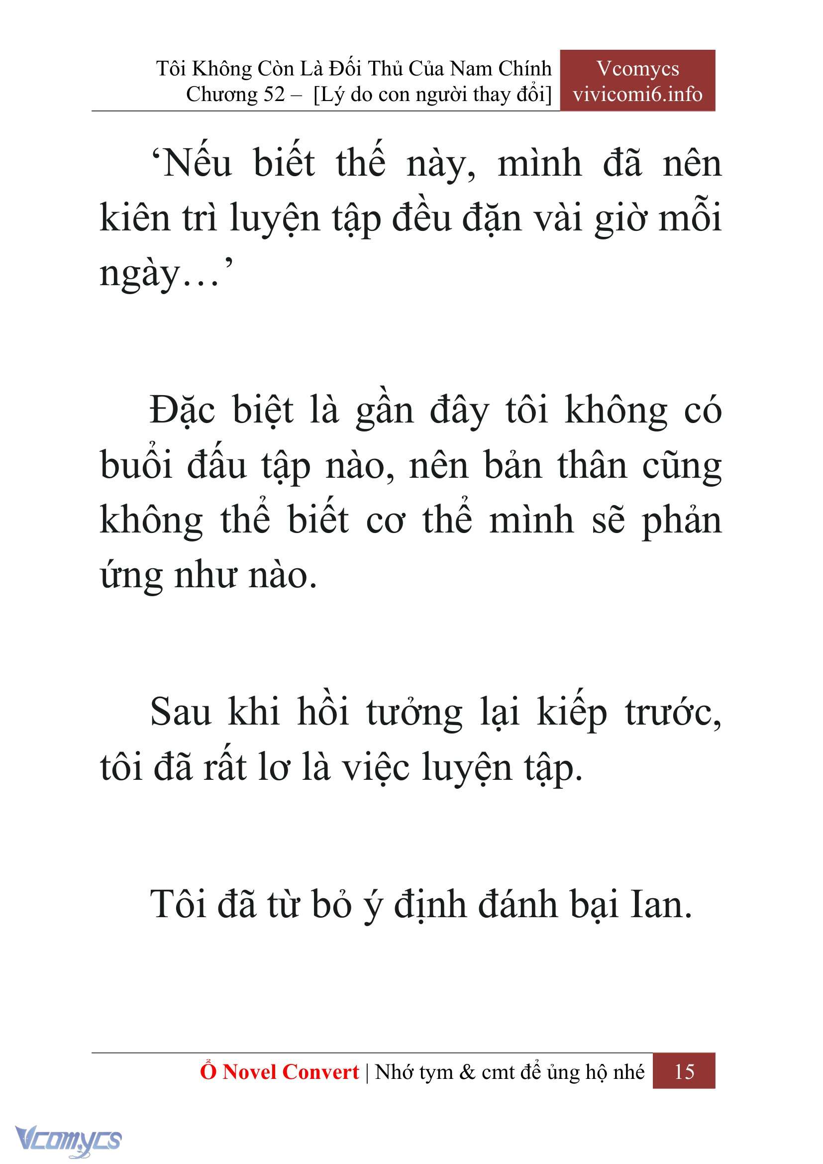 [Novel] Tôi Không Còn Là Đối Thủ Của Nam Chính Chapter  52 - 17