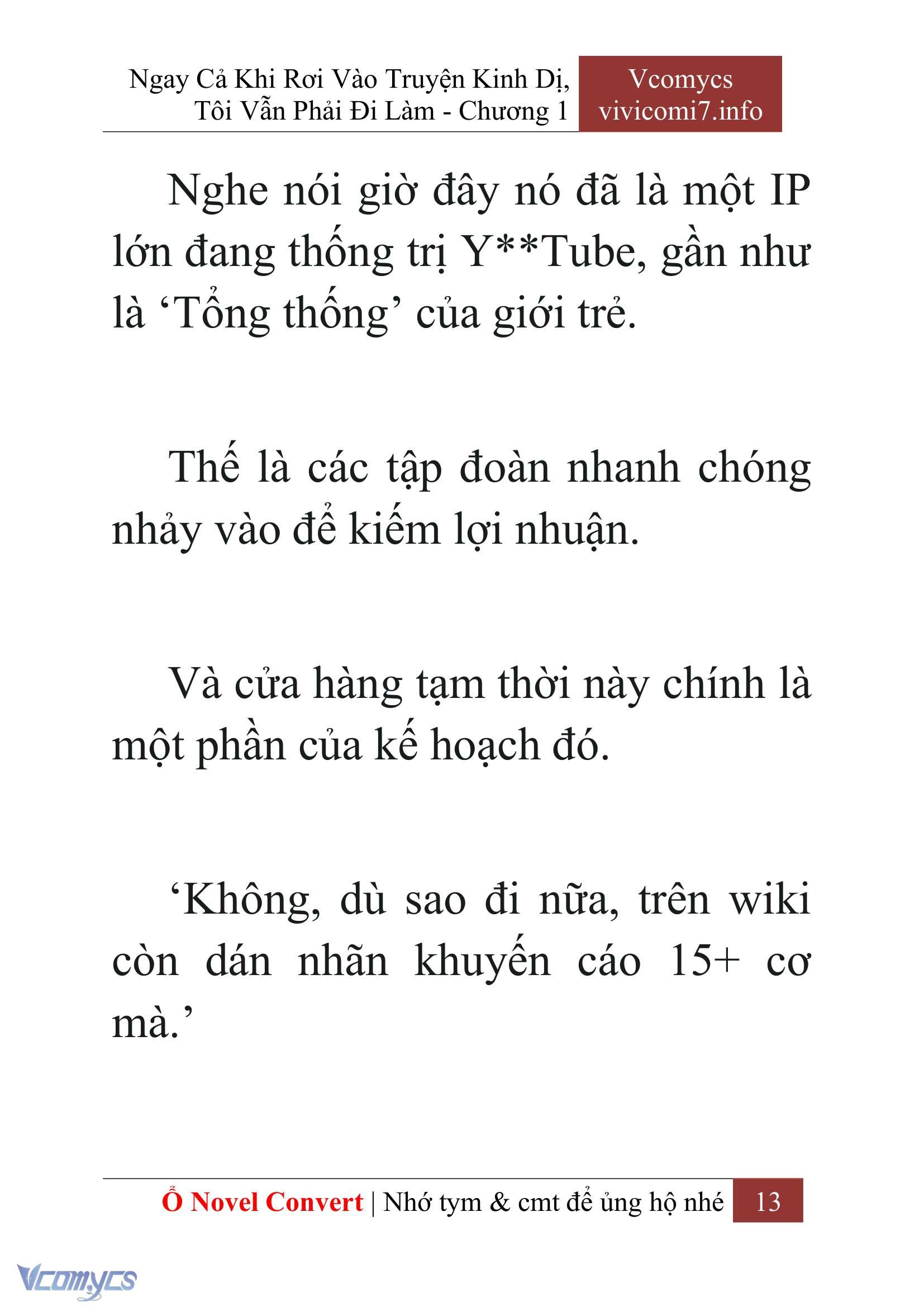 [Novel] Ngay Cả Khi Rơi Vào Truyện Kinh Dị, Tôi Vẫn Phải Đi Làm Chapter  1 - 15