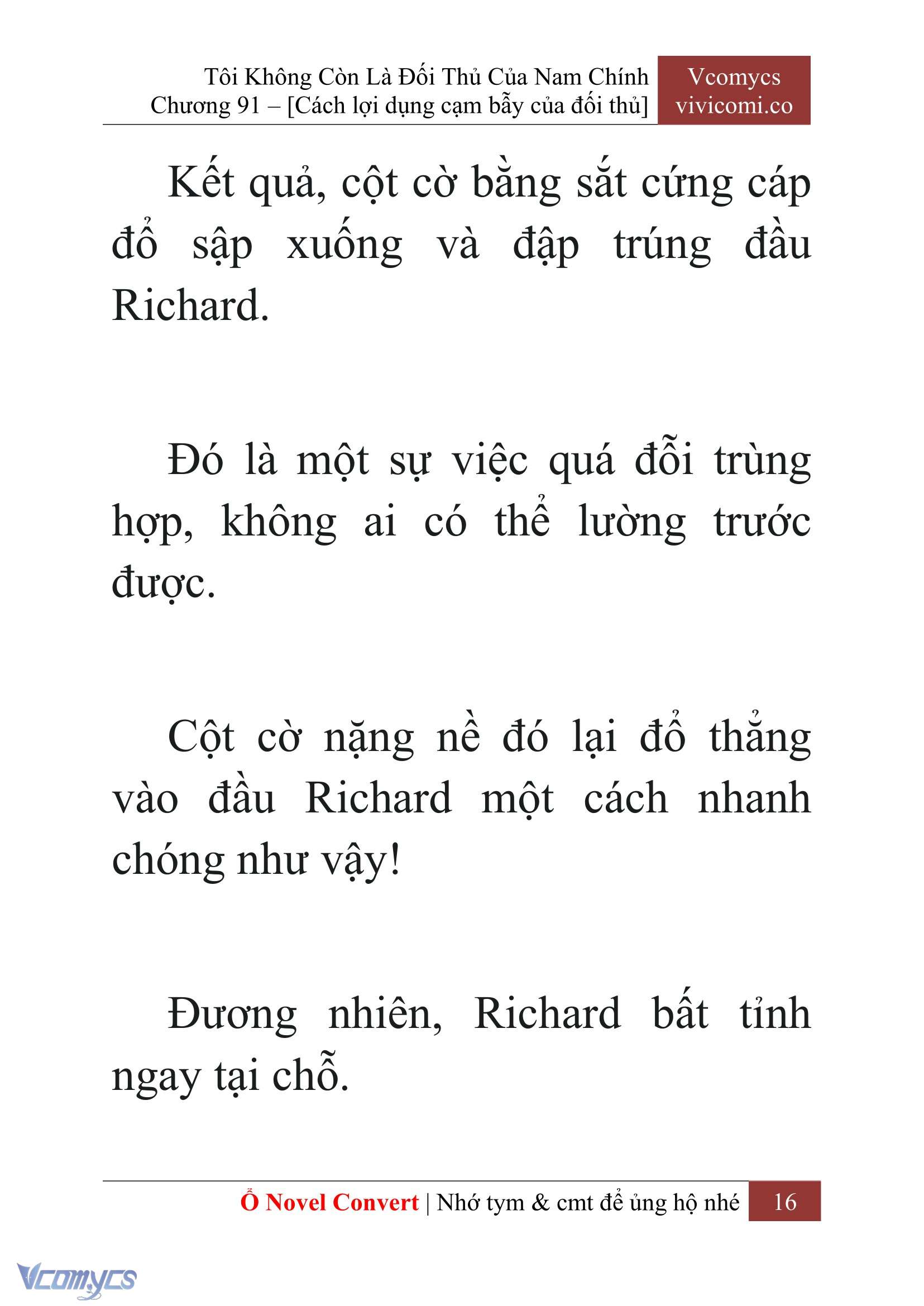 [Novel] Tôi Không Còn Là Đối Thủ Của Nam Chính Chapter  91 - 18