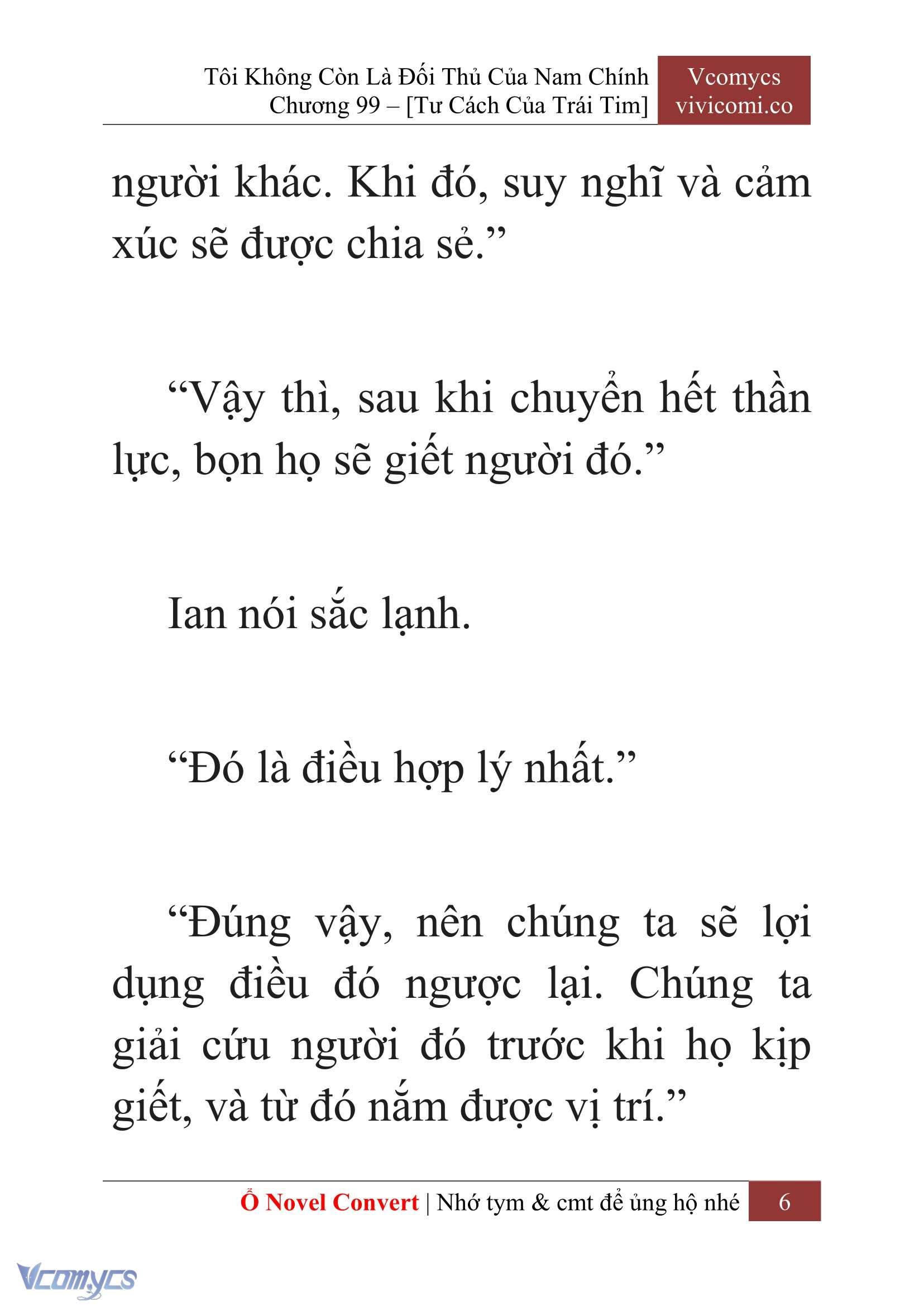 [Novel] Tôi Không Còn Là Đối Thủ Của Nam Chính Chapter  99 - 8