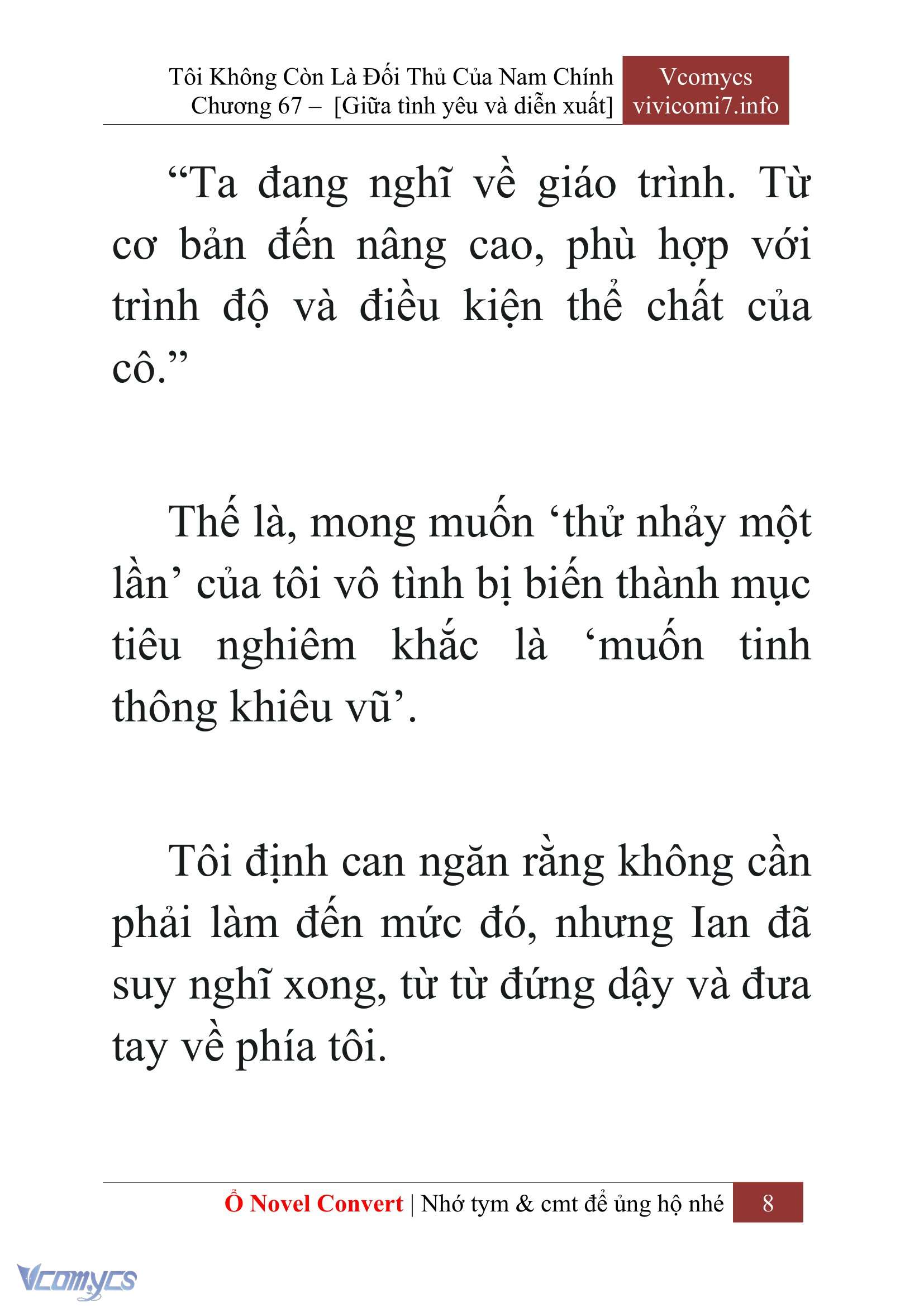 [Novel] Tôi Không Còn Là Đối Thủ Của Nam Chính Chapter  67 - 10