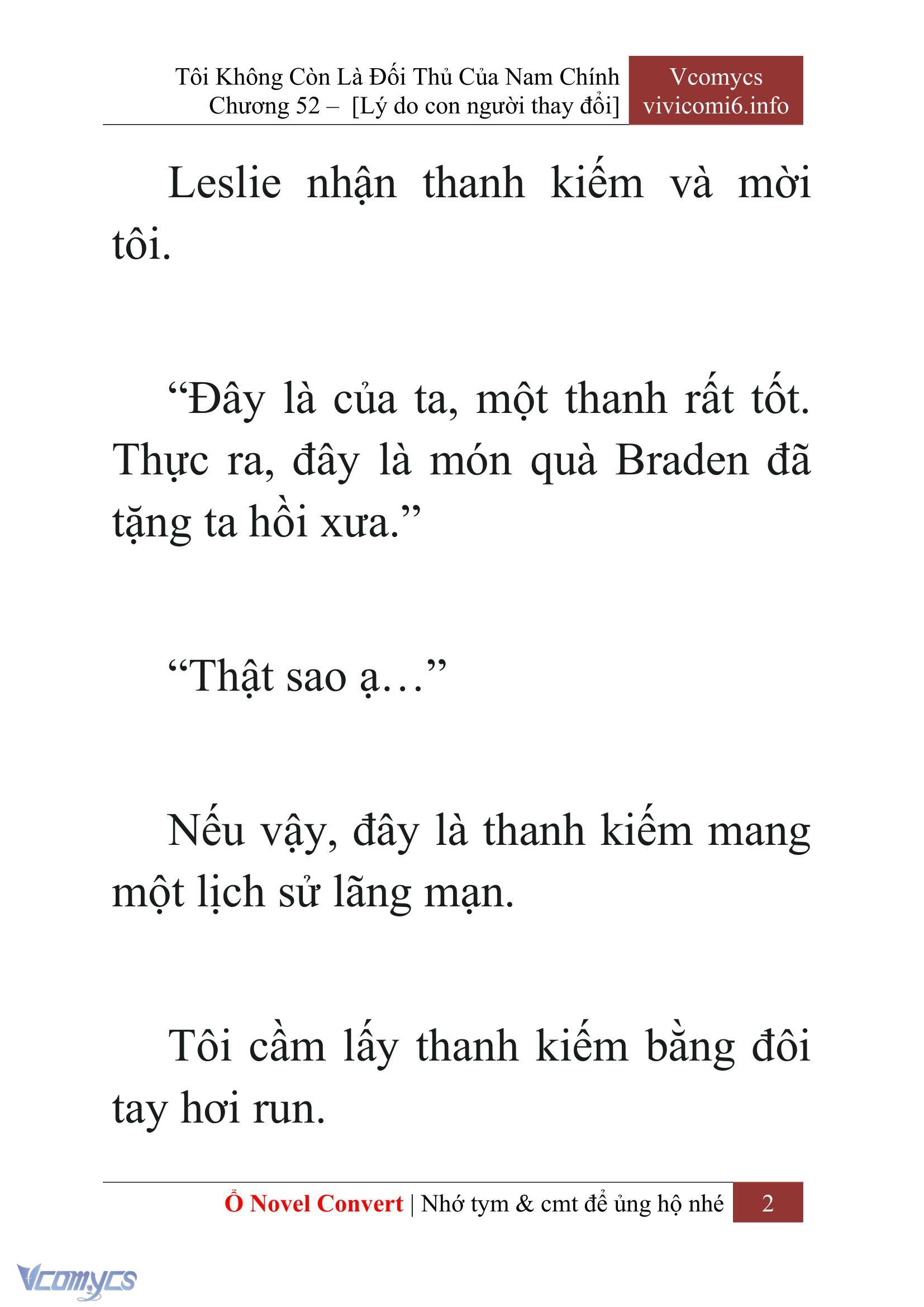 [Novel] Tôi Không Còn Là Đối Thủ Của Nam Chính Chapter  52 - 4