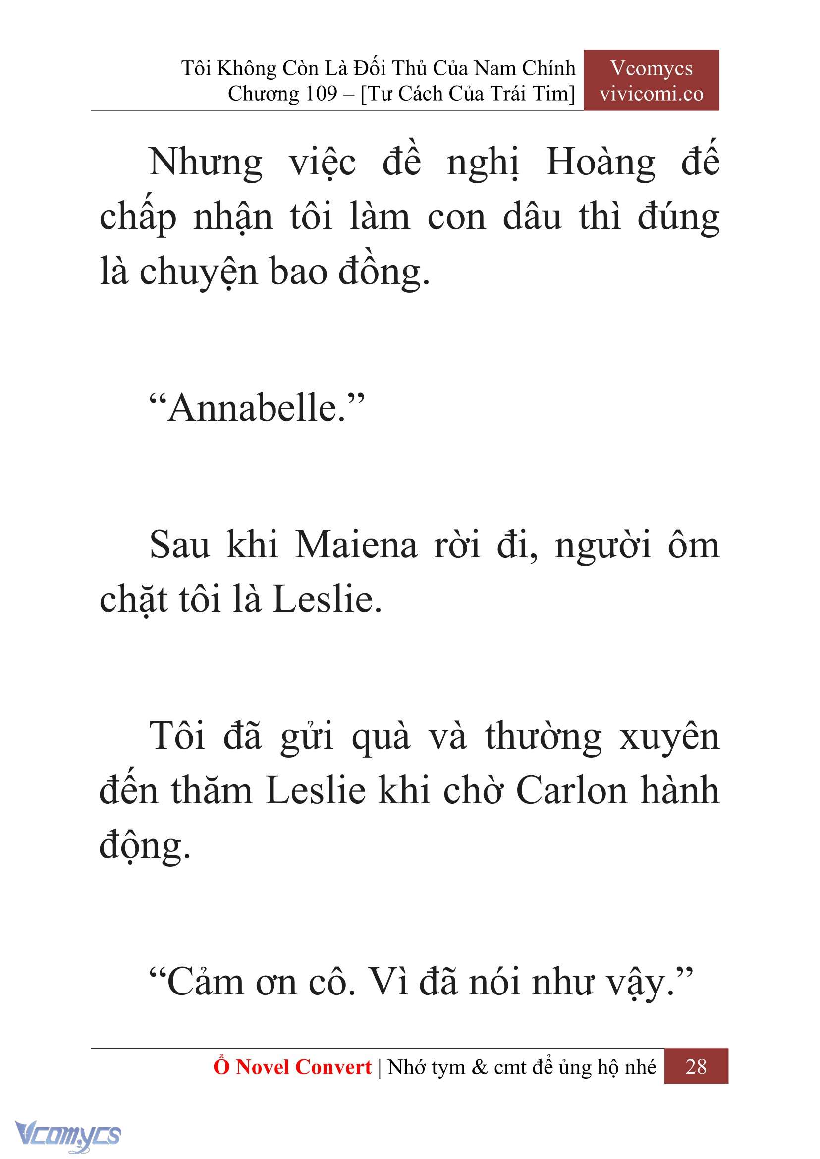 [Novel] Tôi Không Còn Là Đối Thủ Của Nam Chính Chapter  109 - 30