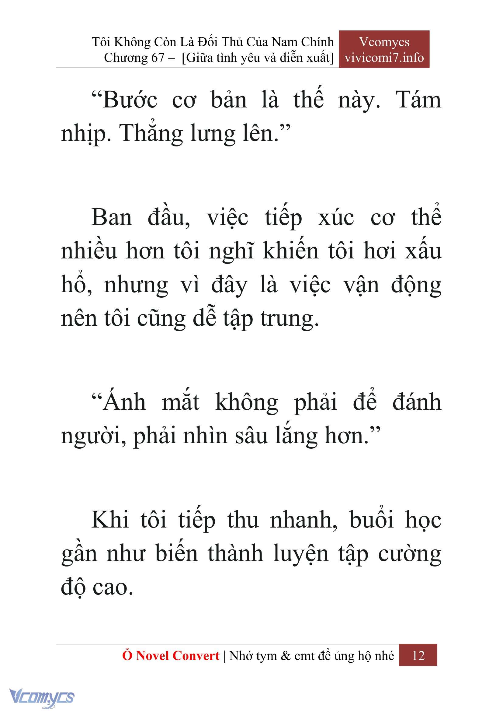 [Novel] Tôi Không Còn Là Đối Thủ Của Nam Chính Chapter  67 - 14