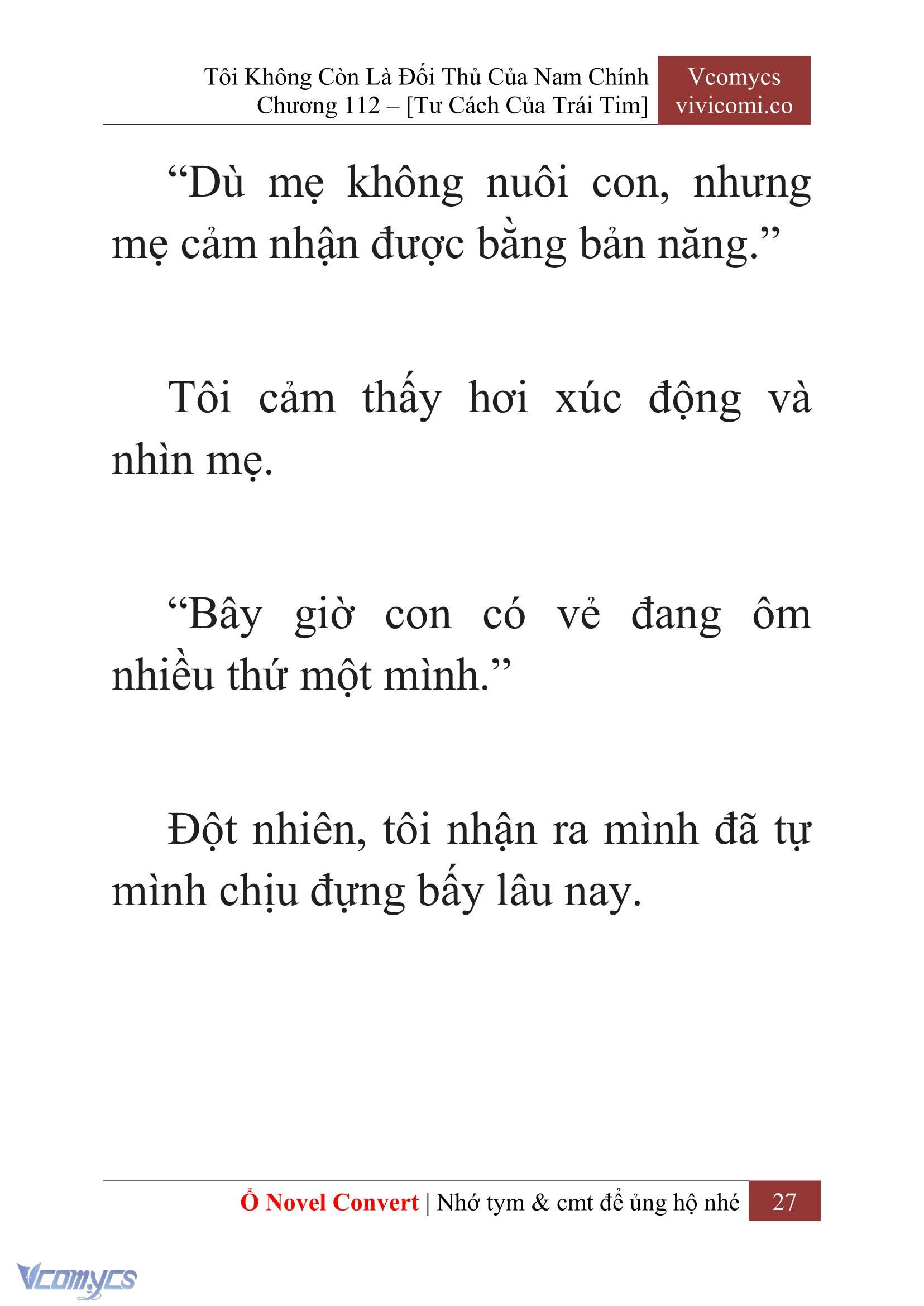 [Novel] Tôi Không Còn Là Đối Thủ Của Nam Chính Chapter  112 - 29