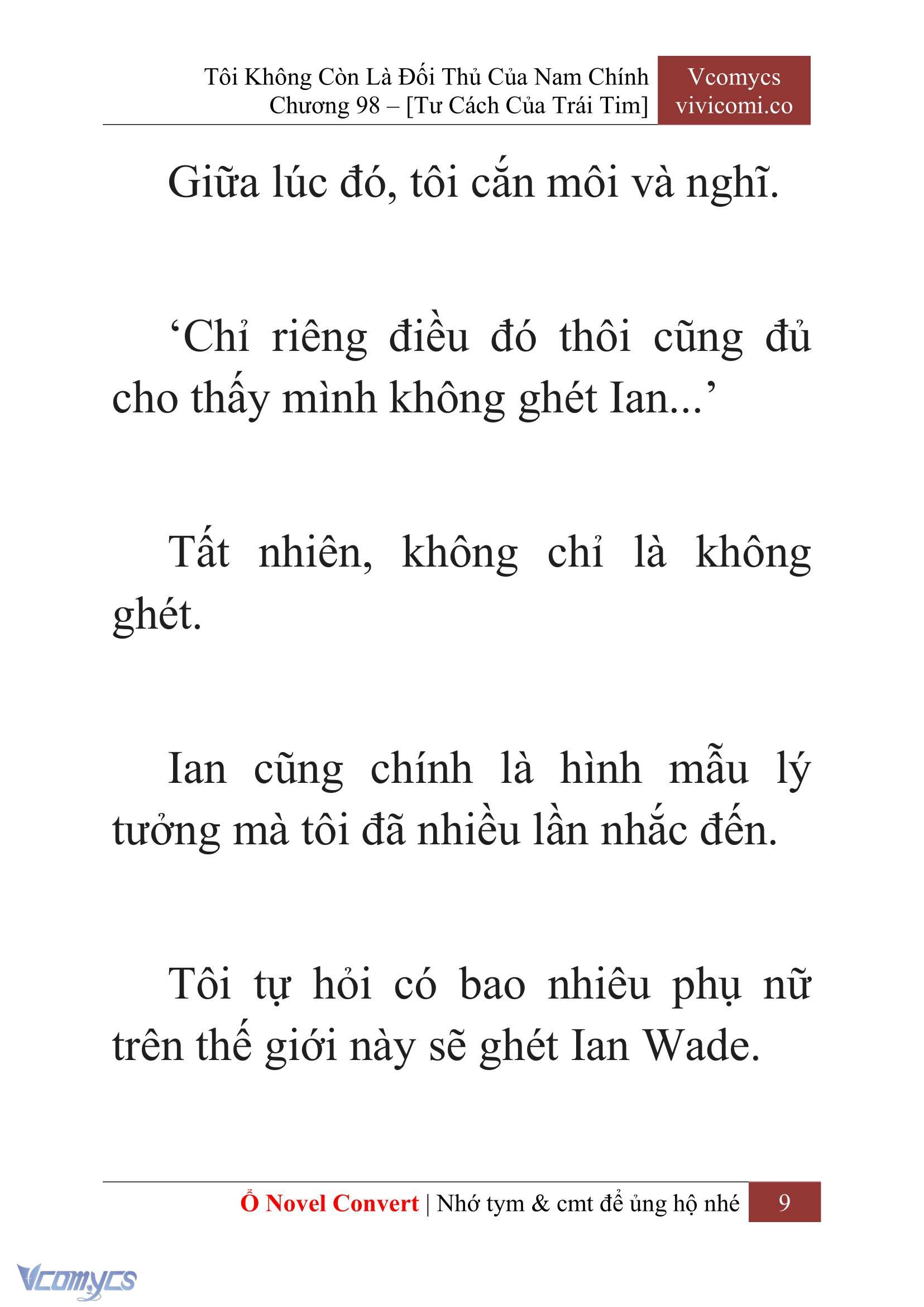 [Novel] Tôi Không Còn Là Đối Thủ Của Nam Chính Chapter  98 - 11