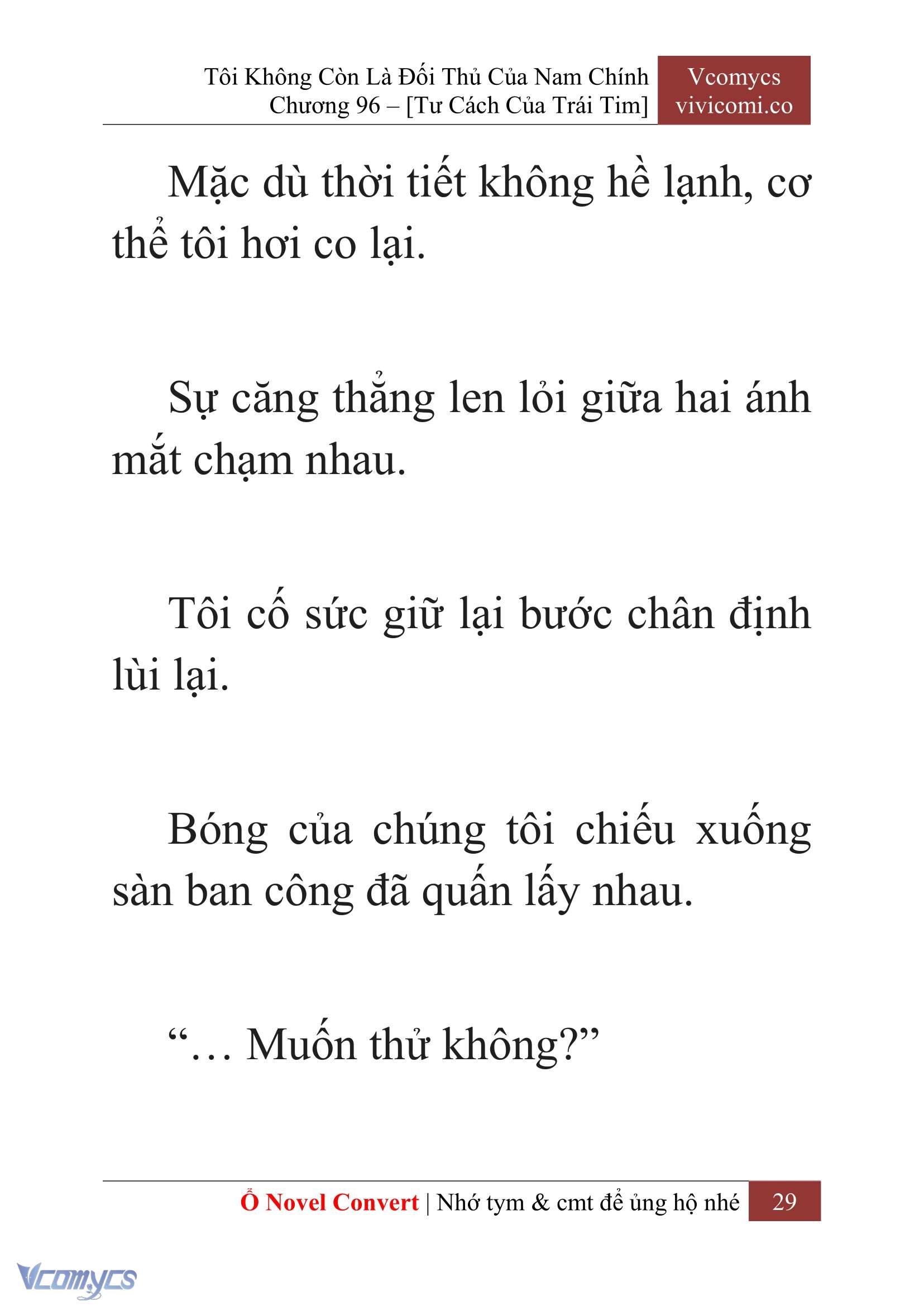 [Novel] Tôi Không Còn Là Đối Thủ Của Nam Chính Chapter  96 - 31