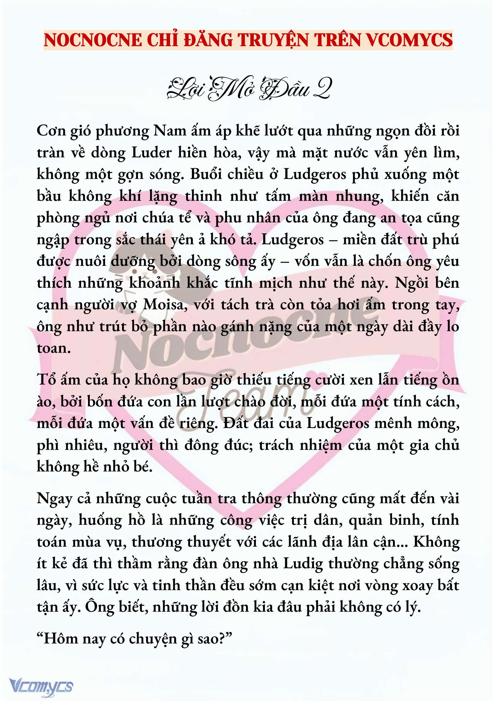 [NOVEL] CÁ RỪNG KHÔN NGOAN Chapter  0.2 - 2