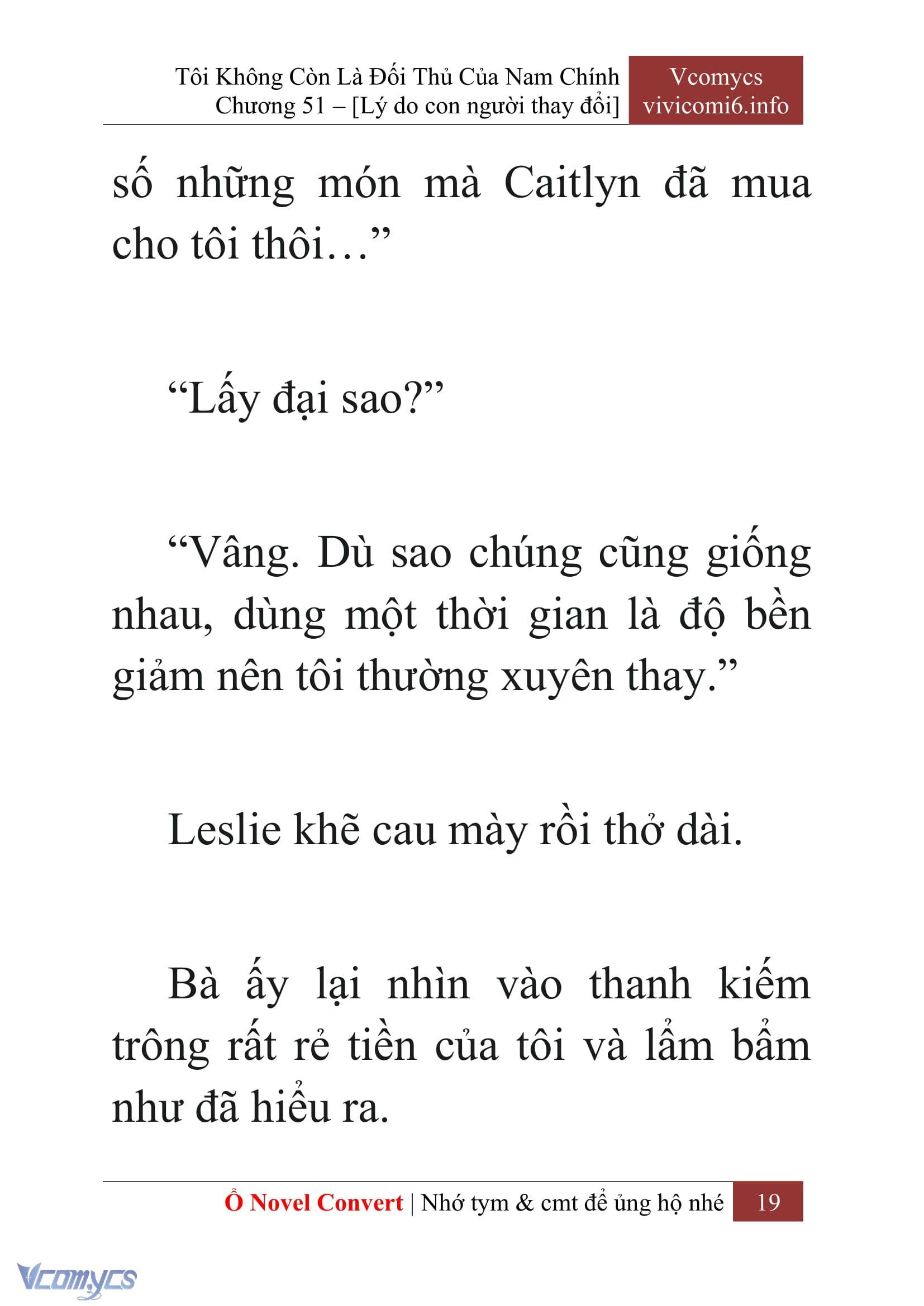 [Novel] Tôi Không Còn Là Đối Thủ Của Nam Chính Chapter  51 - 21