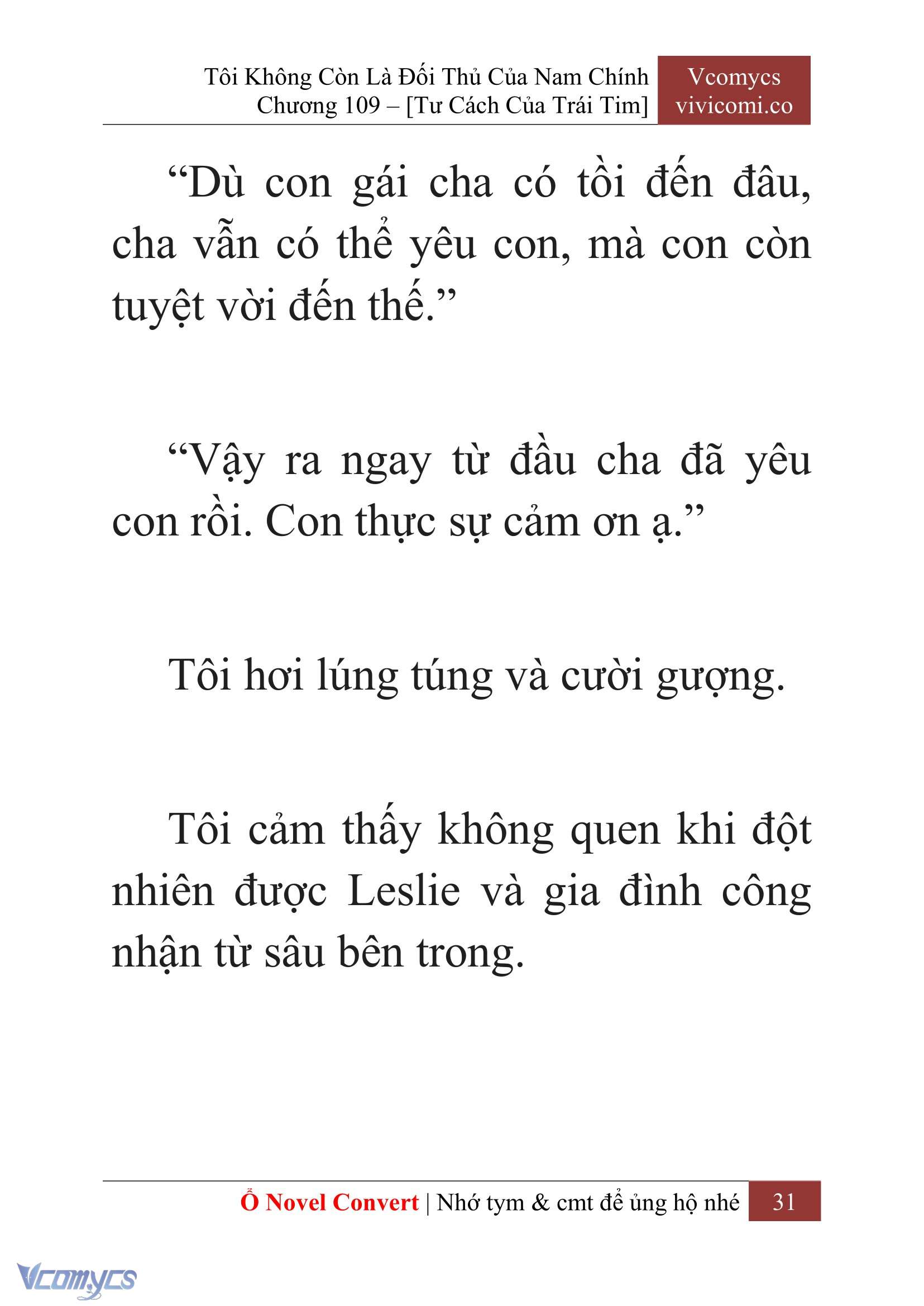 [Novel] Tôi Không Còn Là Đối Thủ Của Nam Chính Chapter  109 - 33