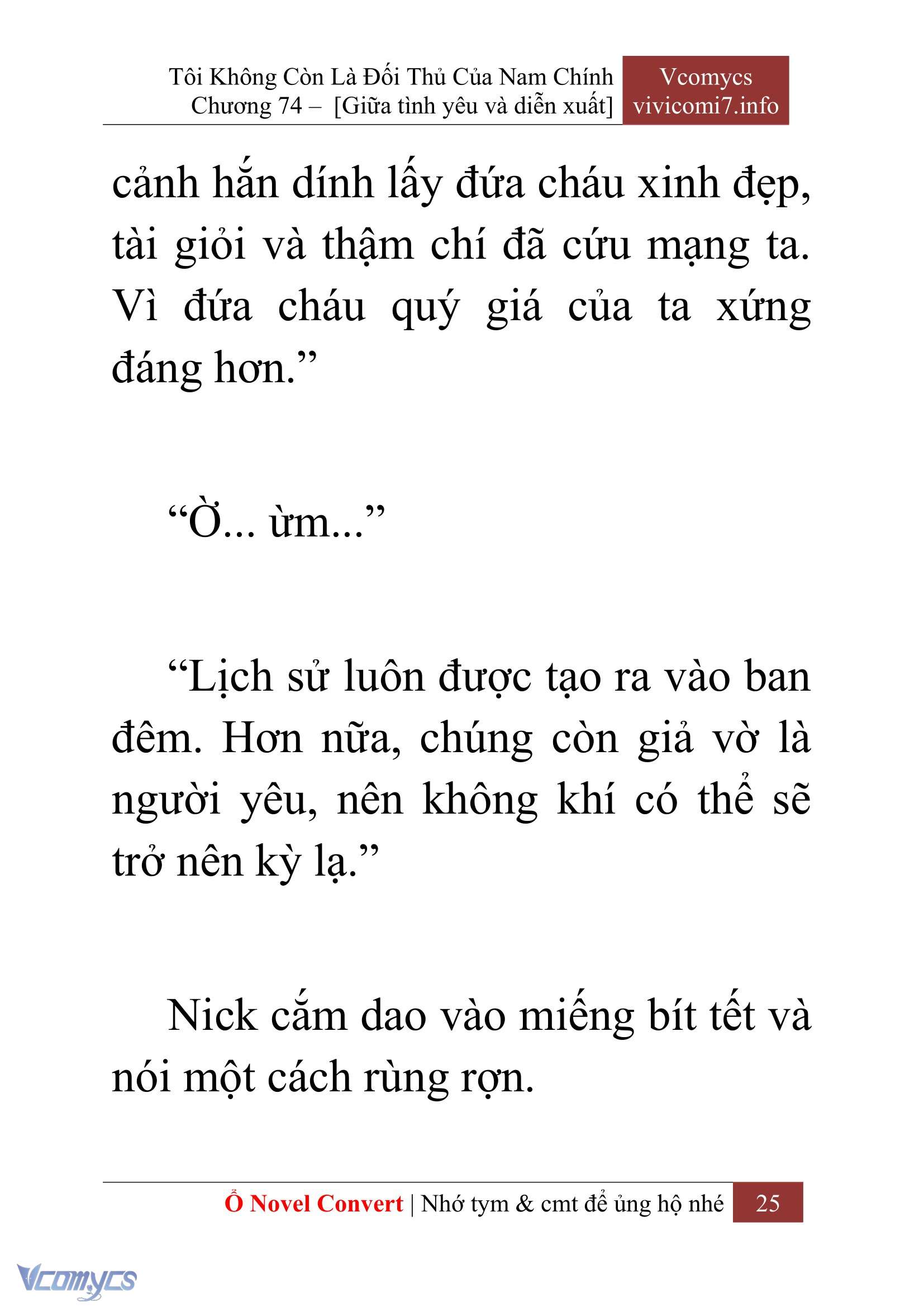 [Novel] Tôi Không Còn Là Đối Thủ Của Nam Chính Chapter  74 - 27