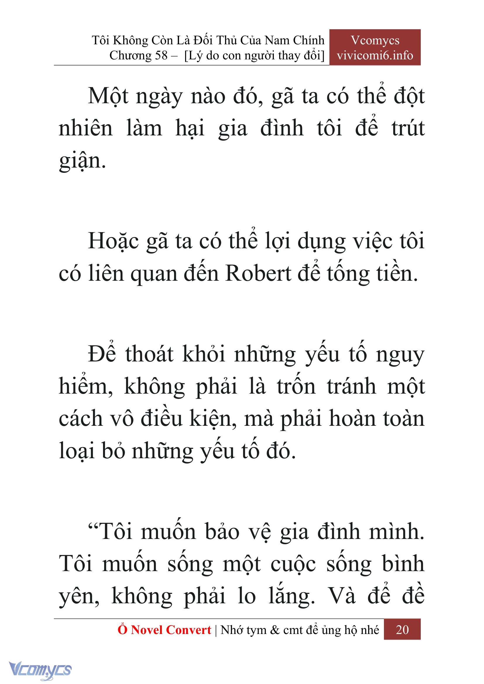 [Novel] Tôi Không Còn Là Đối Thủ Của Nam Chính Chapter  58 - 22