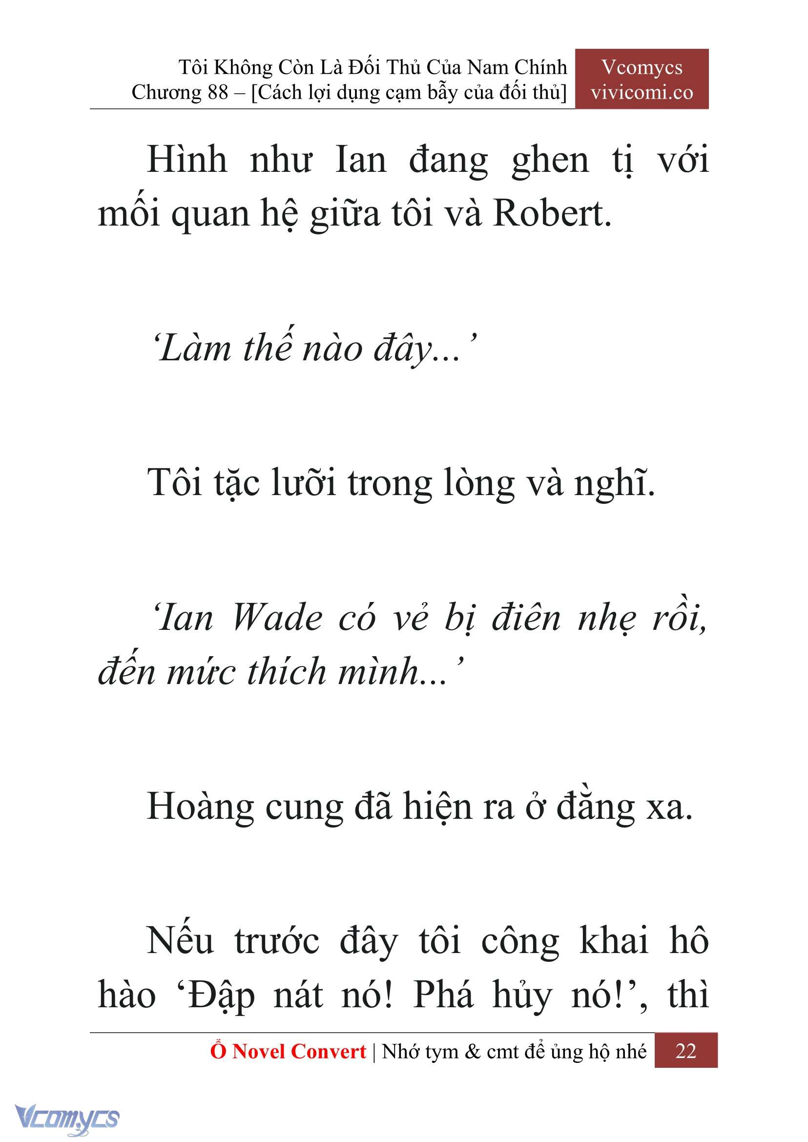 [Novel] Tôi Không Còn Là Đối Thủ Của Nam Chính Chapter  88 - 24