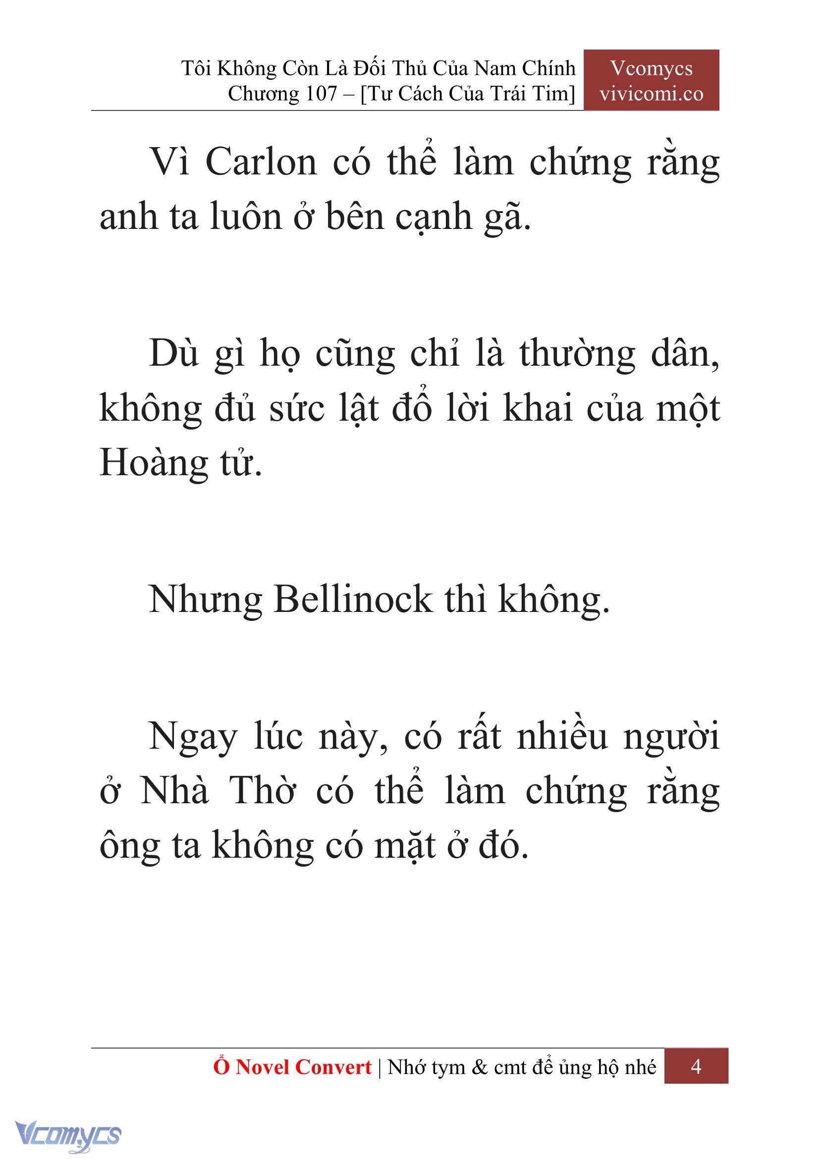 [Novel] Tôi Không Còn Là Đối Thủ Của Nam Chính Chapter  107 - 6