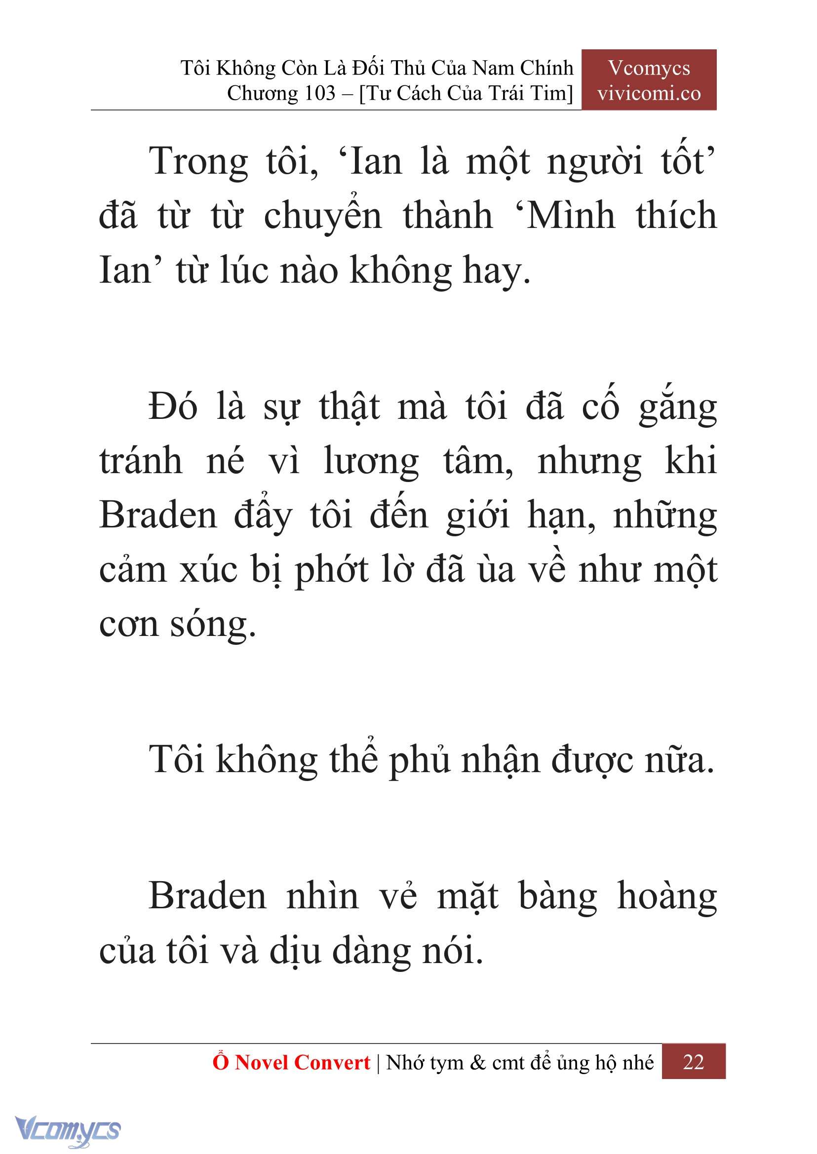 [Novel] Tôi Không Còn Là Đối Thủ Của Nam Chính Chapter  103 - 24