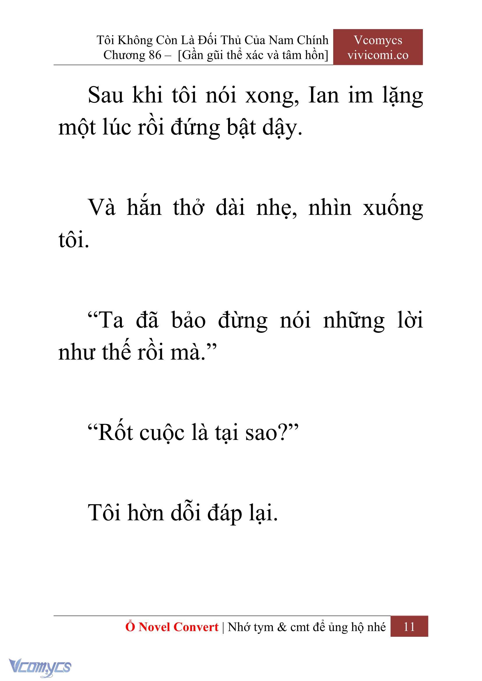 [Novel] Tôi Không Còn Là Đối Thủ Của Nam Chính Chapter  86 - 13