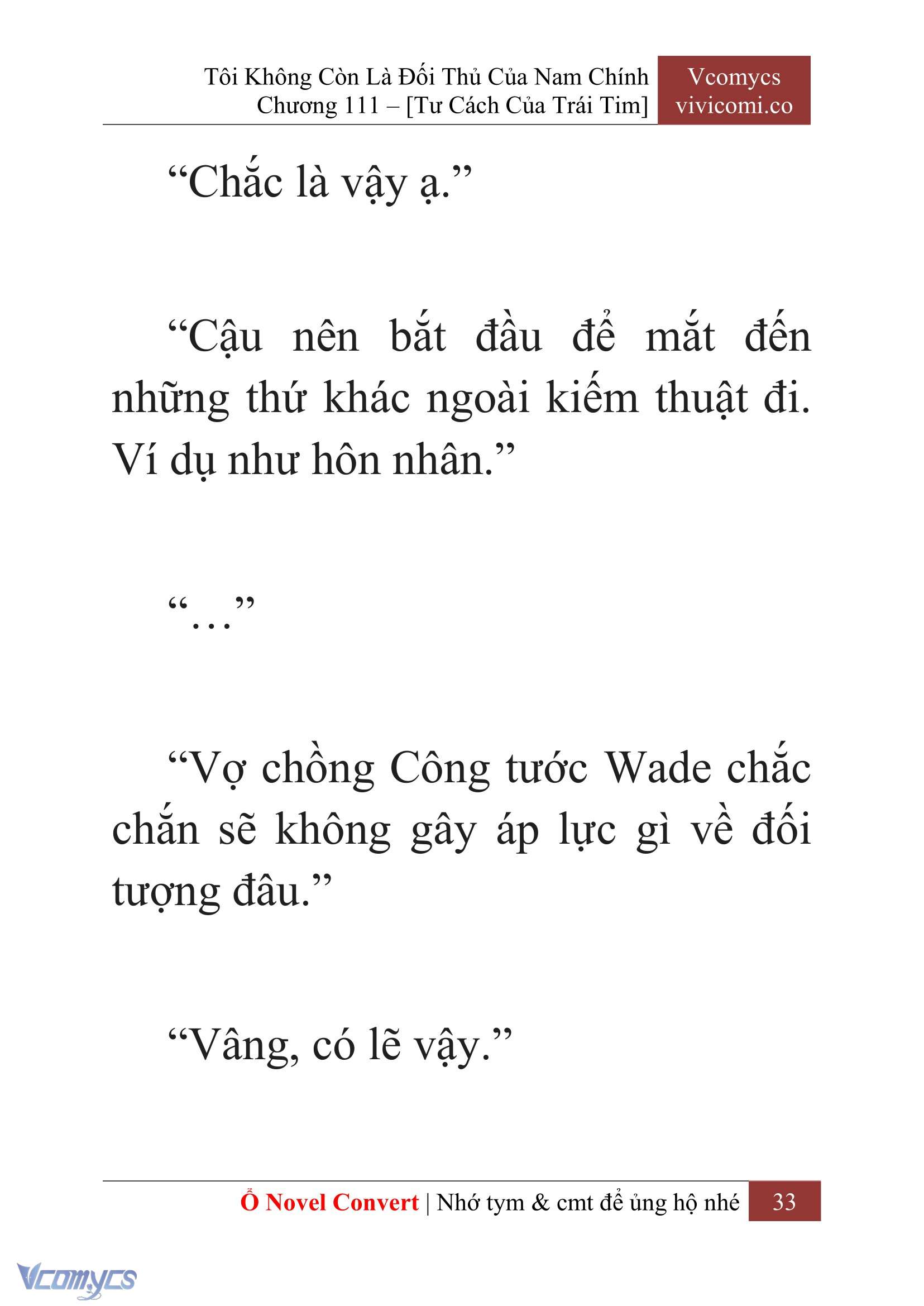[Novel] Tôi Không Còn Là Đối Thủ Của Nam Chính Chapter  111 - 35