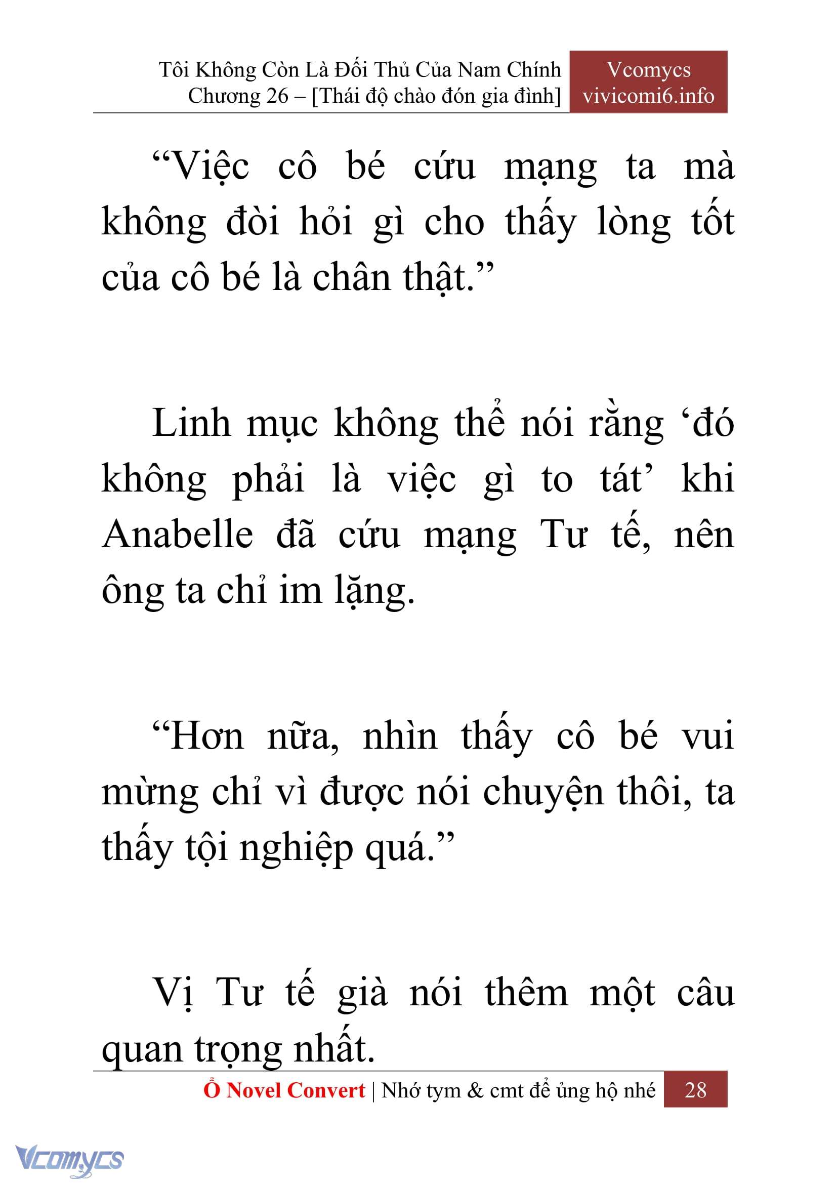 [Novel] Tôi Không Còn Là Đối Thủ Của Nam Chính Chapter  26 - 30