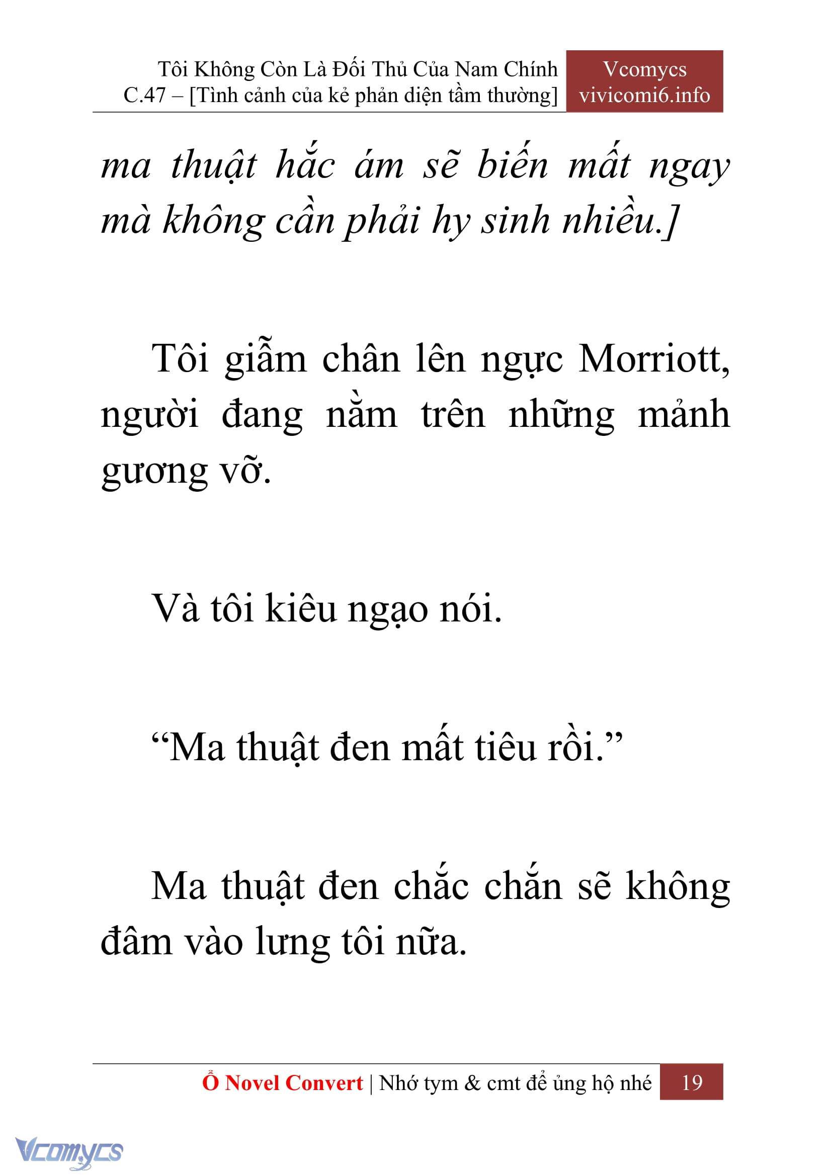 [Novel] Tôi Không Còn Là Đối Thủ Của Nam Chính Chapter  47 - 21