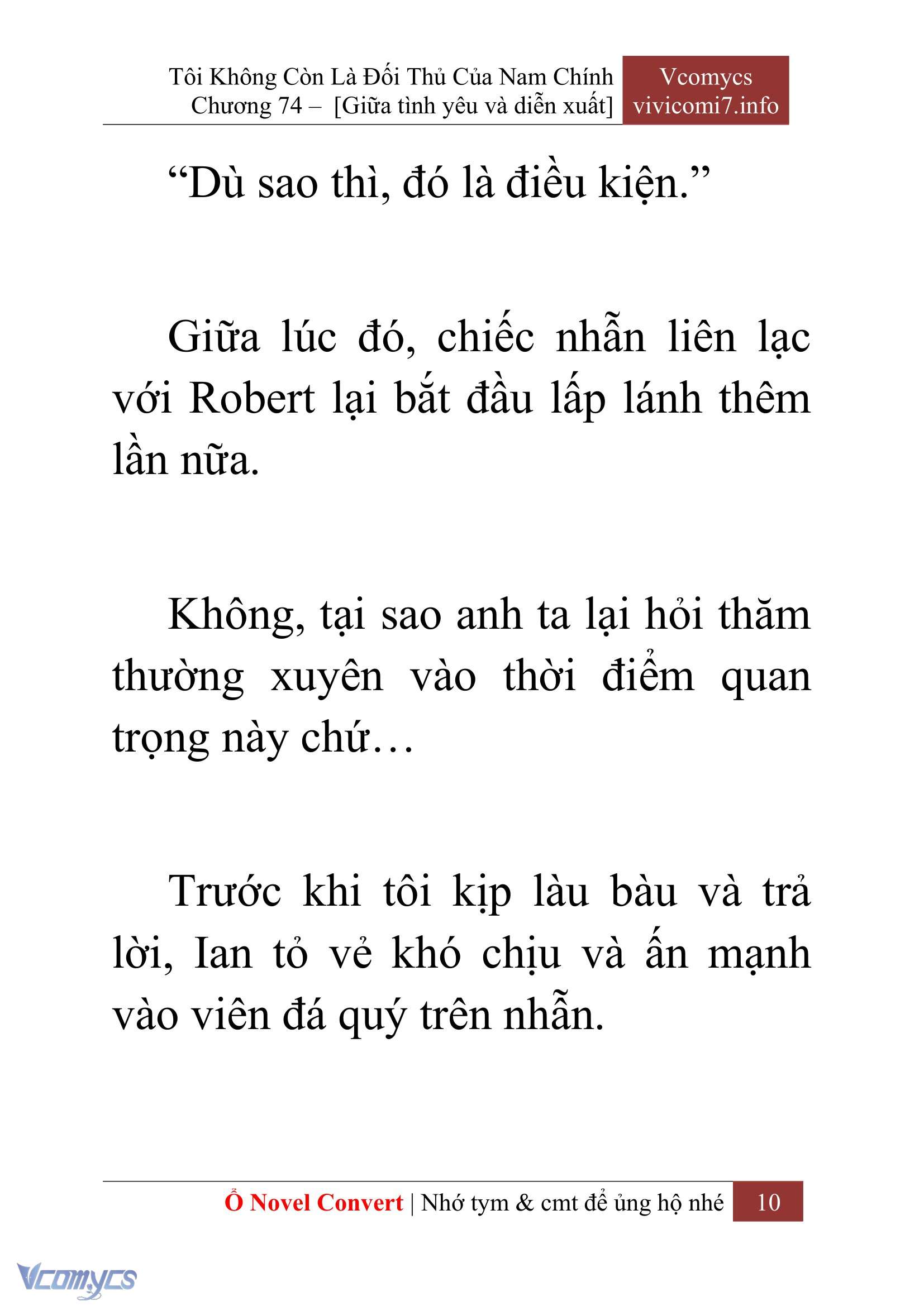 [Novel] Tôi Không Còn Là Đối Thủ Của Nam Chính Chapter  74 - 12