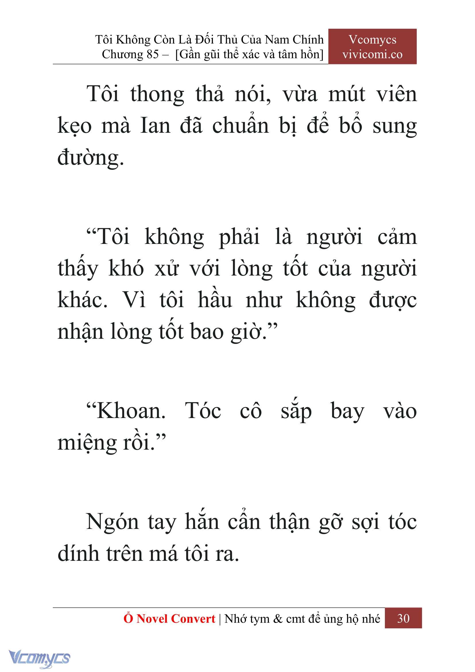 [Novel] Tôi Không Còn Là Đối Thủ Của Nam Chính Chapter  85 - 32