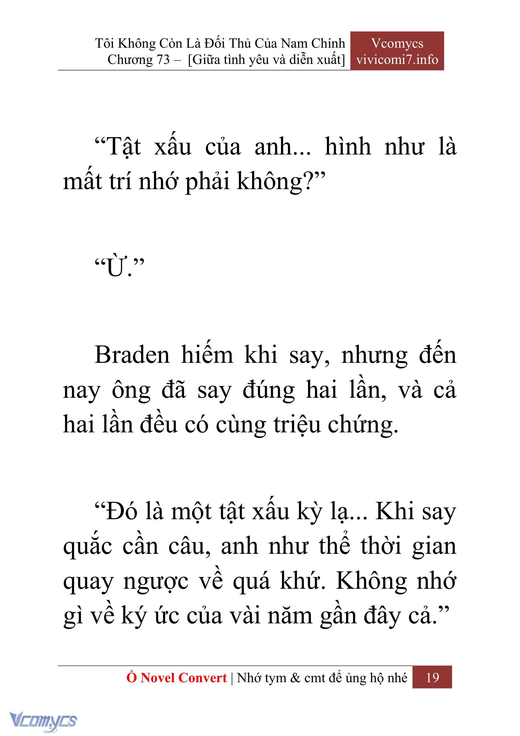 [Novel] Tôi Không Còn Là Đối Thủ Của Nam Chính Chapter  73 - 21