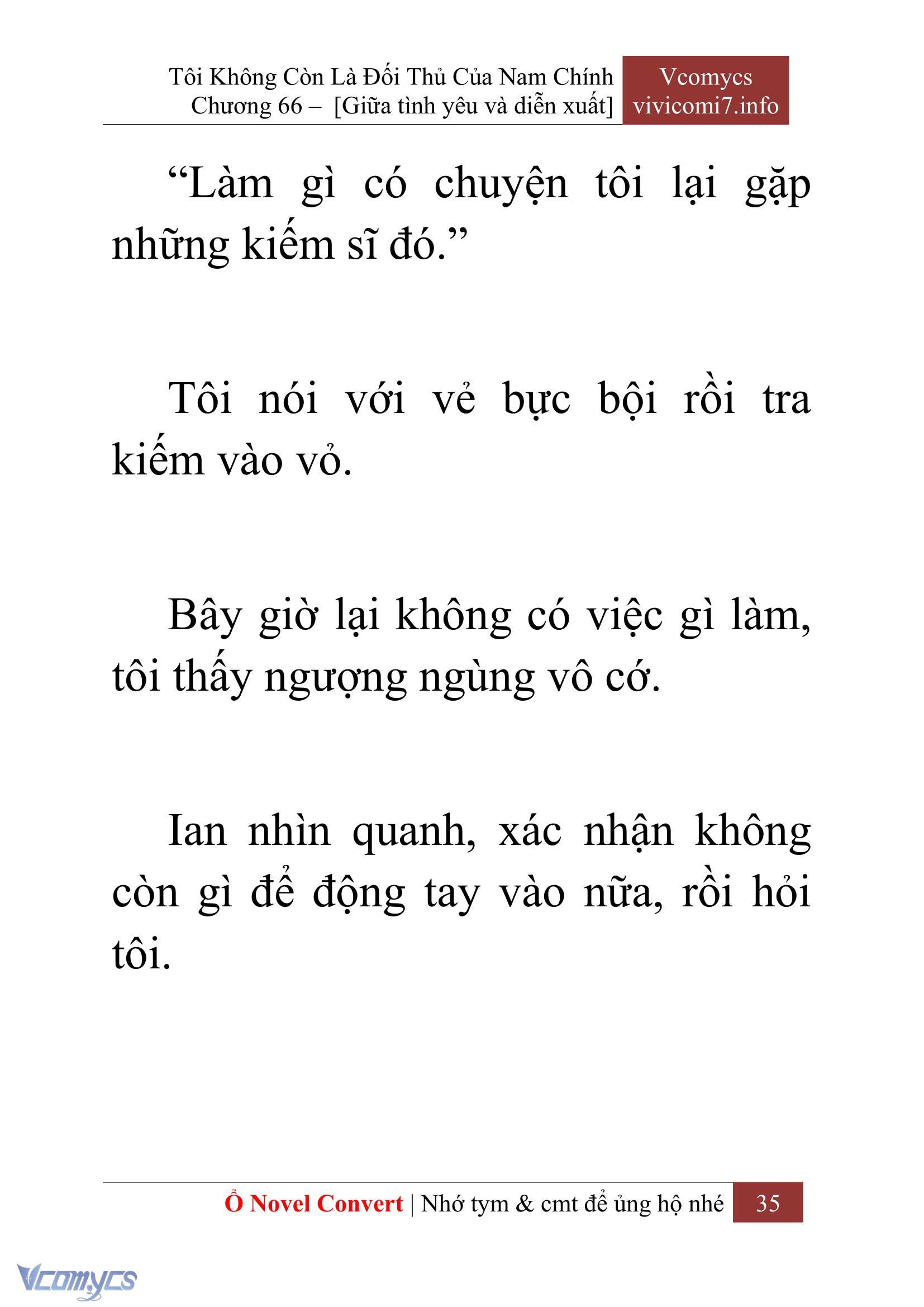 [Novel] Tôi Không Còn Là Đối Thủ Của Nam Chính Chapter  66 - 37