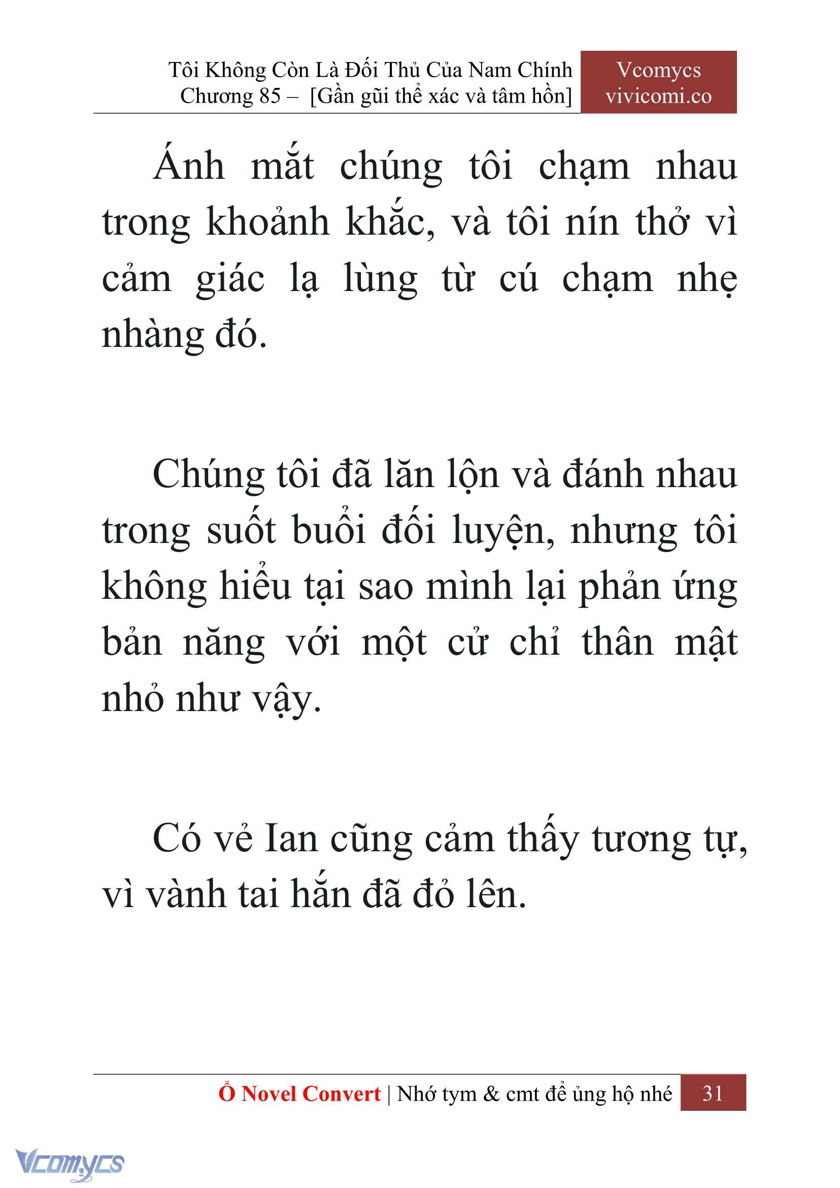 [Novel] Tôi Không Còn Là Đối Thủ Của Nam Chính Chapter  85 - 33